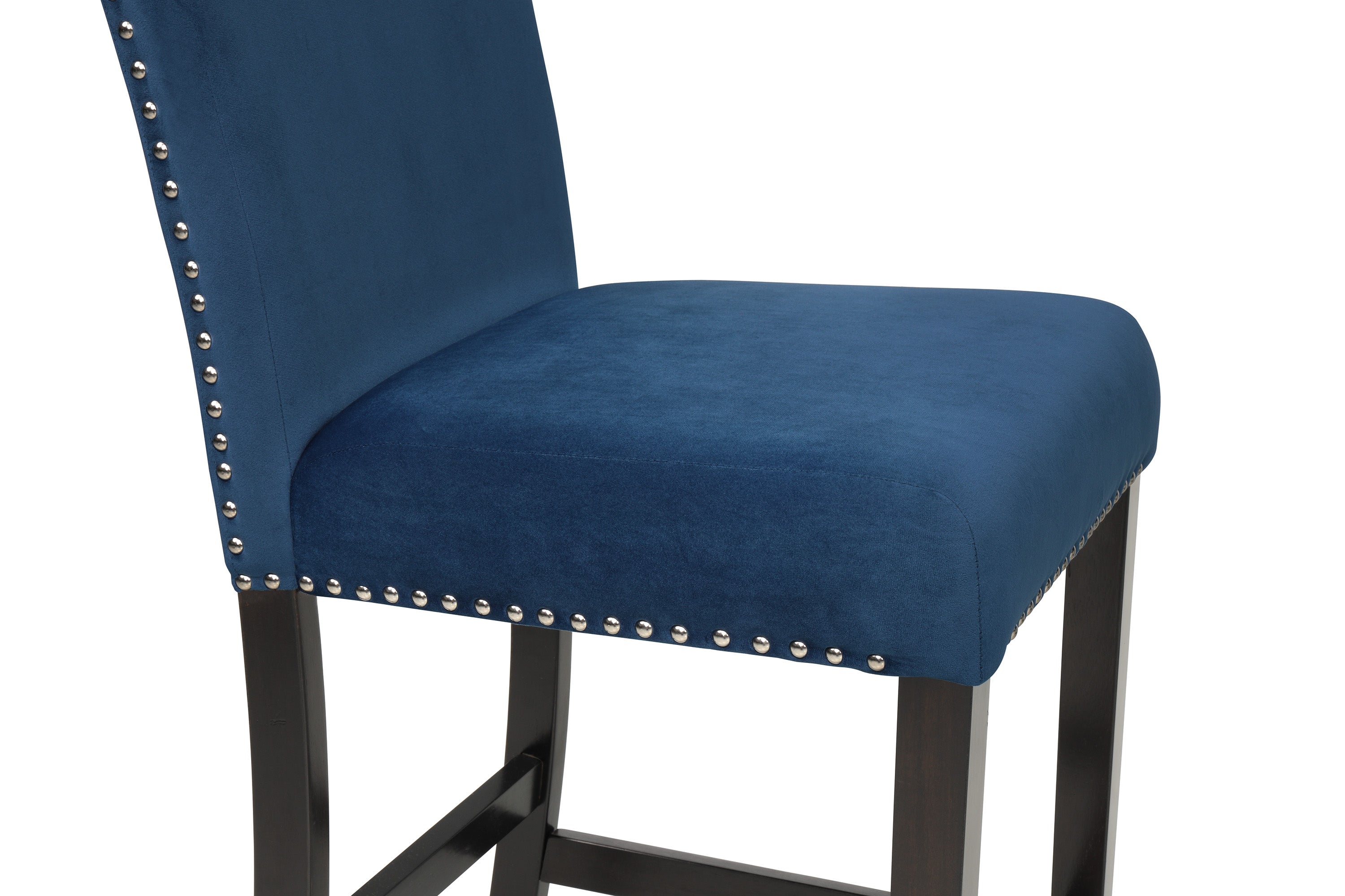 Lennon Royal Blue Round Counter Height Dining Set - MyWaynesHome #