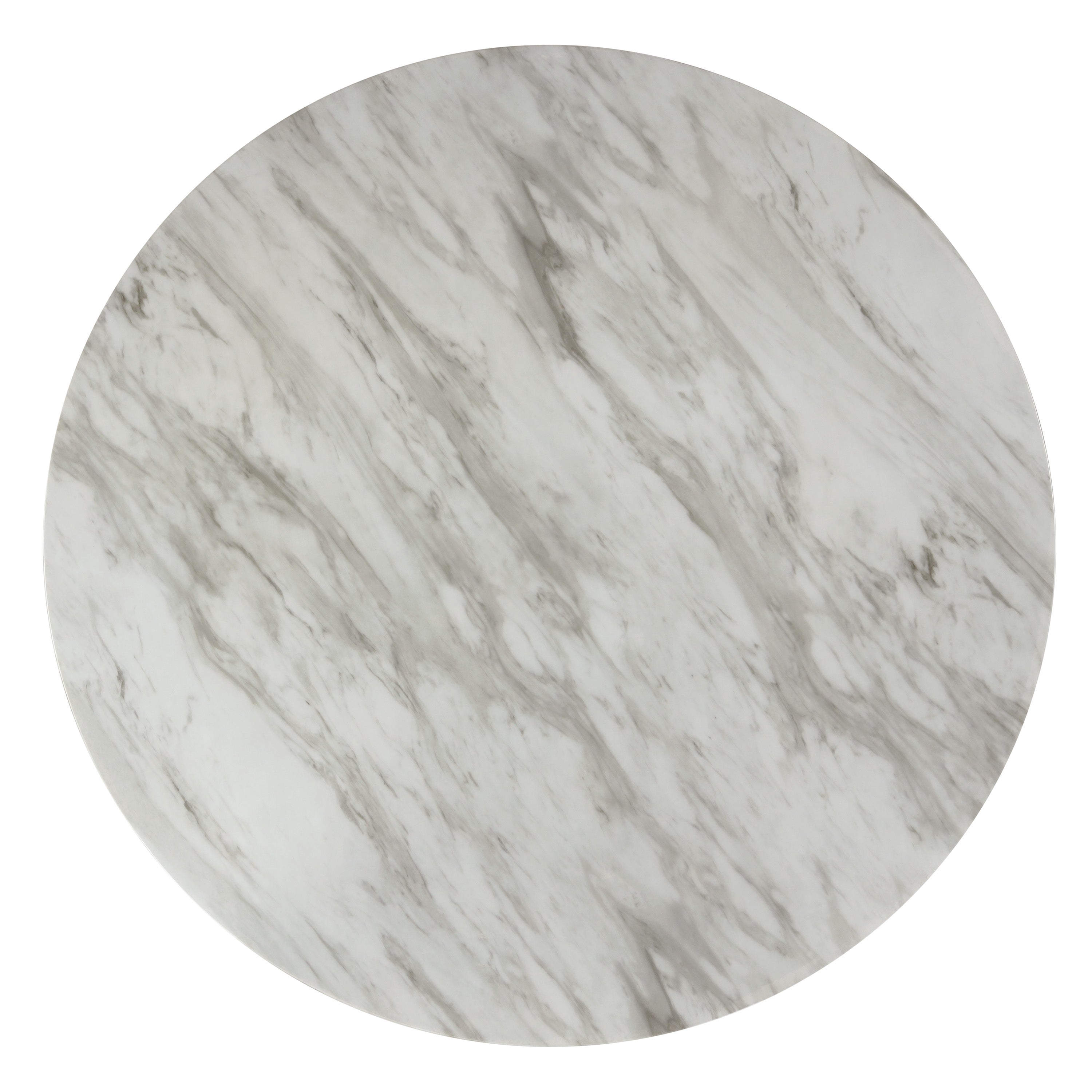 Lennon Black/White Faux Marble-Top Round Counter Height Table - MyWaynesHome #