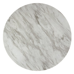 Lennon Black/White Faux Marble-Top Round Counter Height Table - MyWaynesHome #