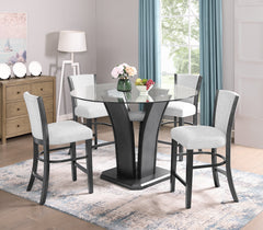 Camelia Dove Gray Round Counter Height Table - MyWaynesHome #