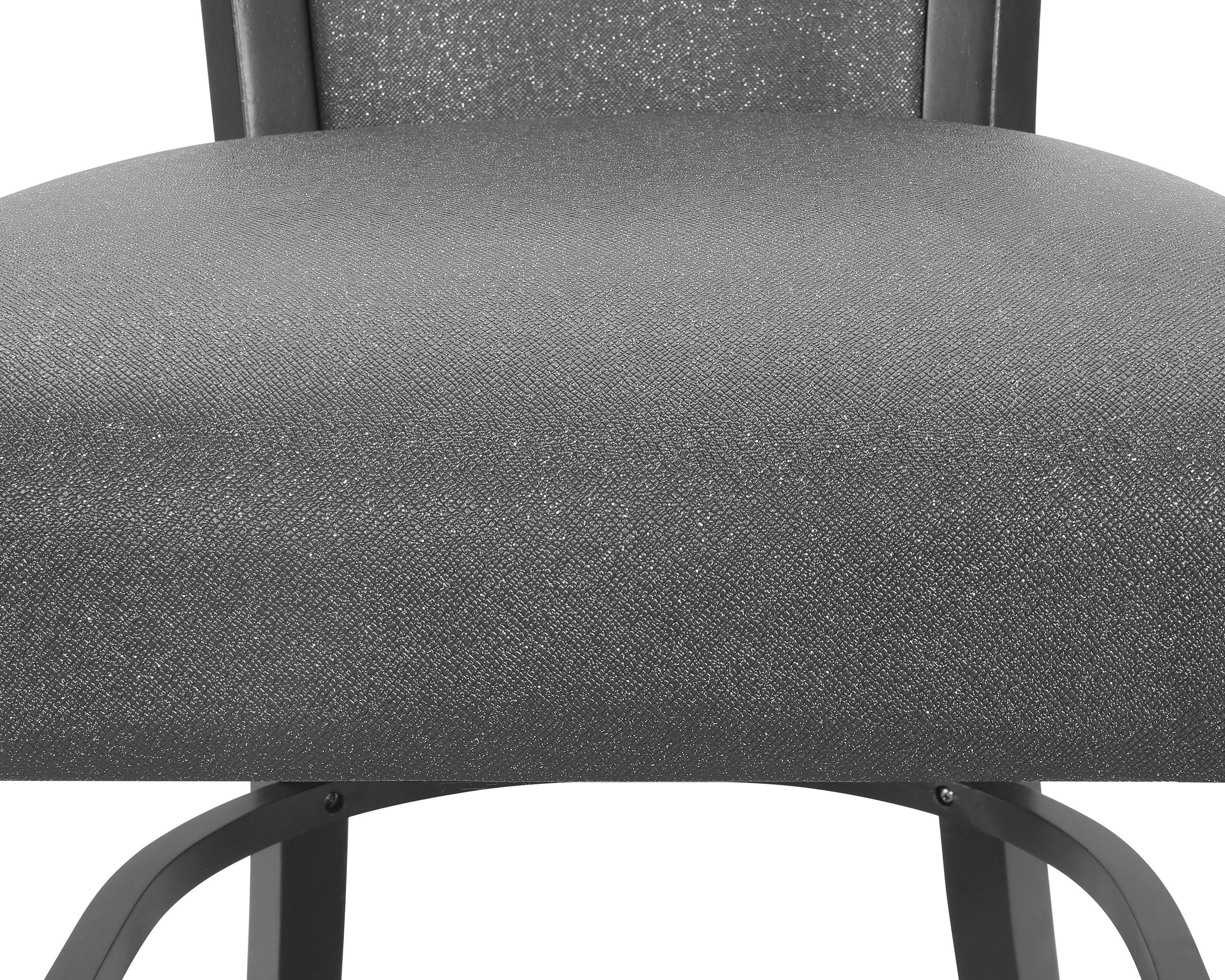 Camelia Gray PU Leather Counter Height Chair, Set of 2 - MyWaynesHome #