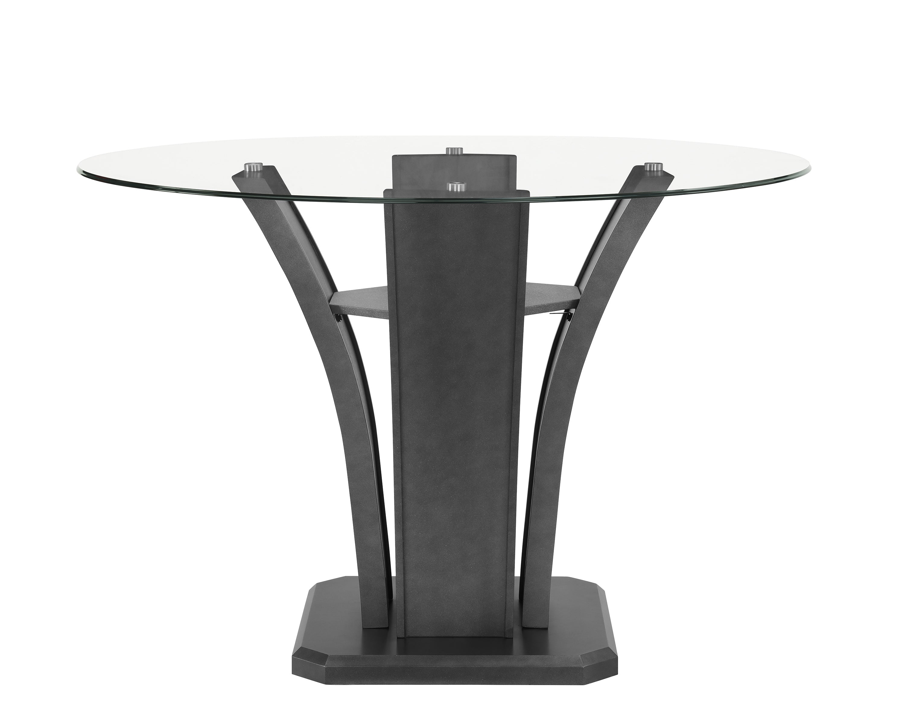 Camelia Dove Gray Round Counter Height Table - MyWaynesHome #