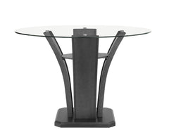 Camelia Dove Gray Round Counter Height Table - MyWaynesHome #