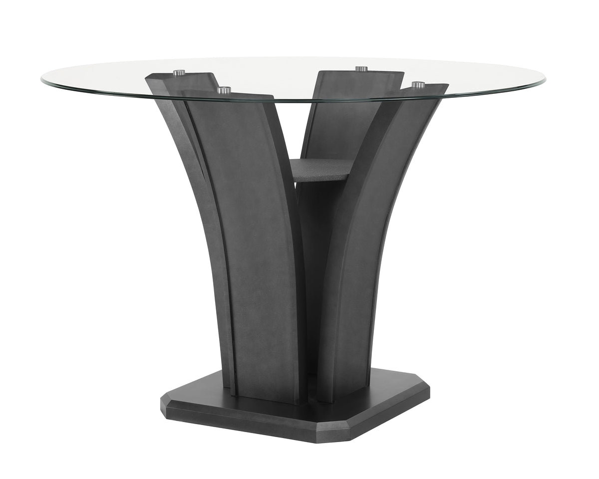 Camelia Dove Gray Round Counter Height Table - MyWaynesHome #