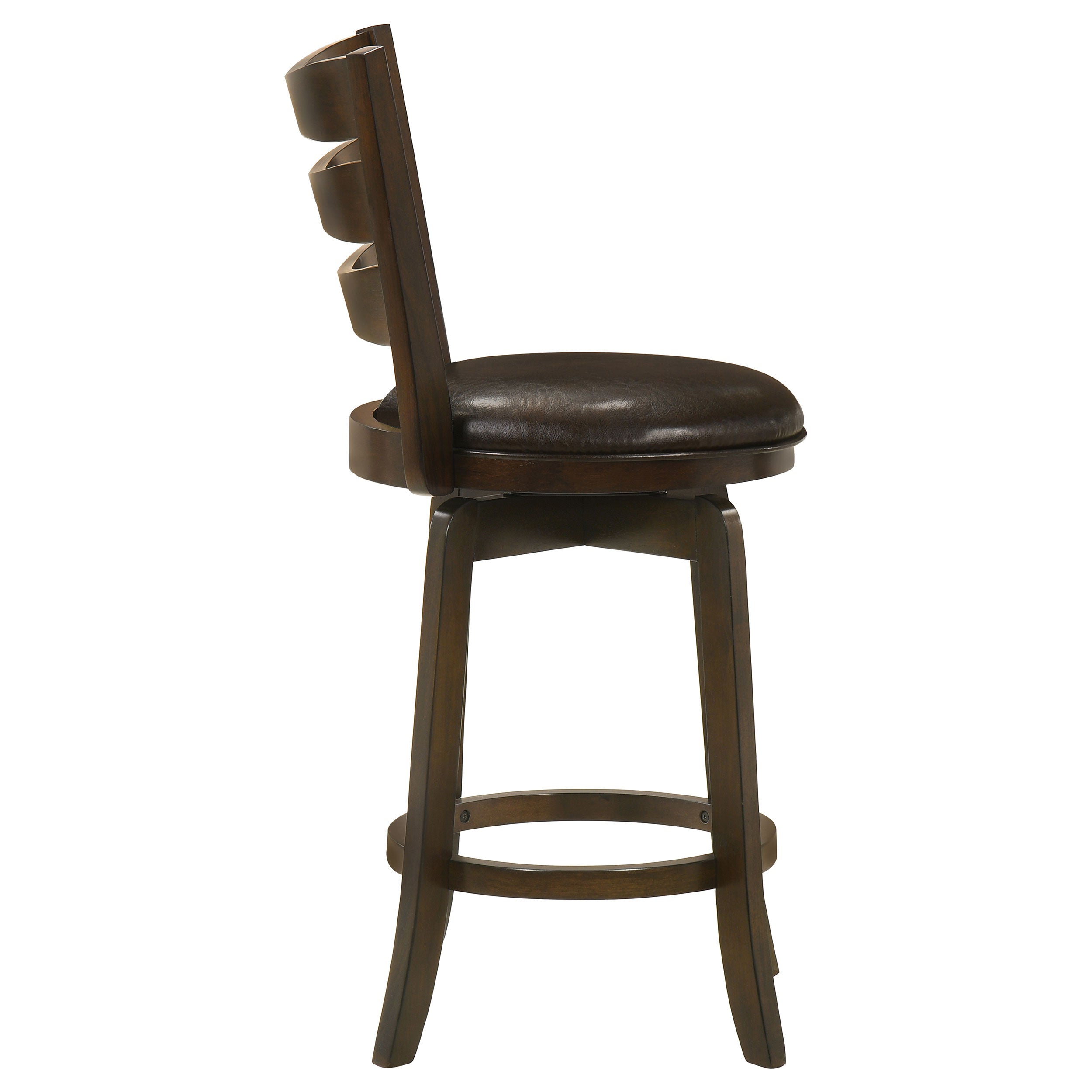 Murphy Wood Counter Height Swivel Bar Chair Dark Brown - MyWaynesHome #