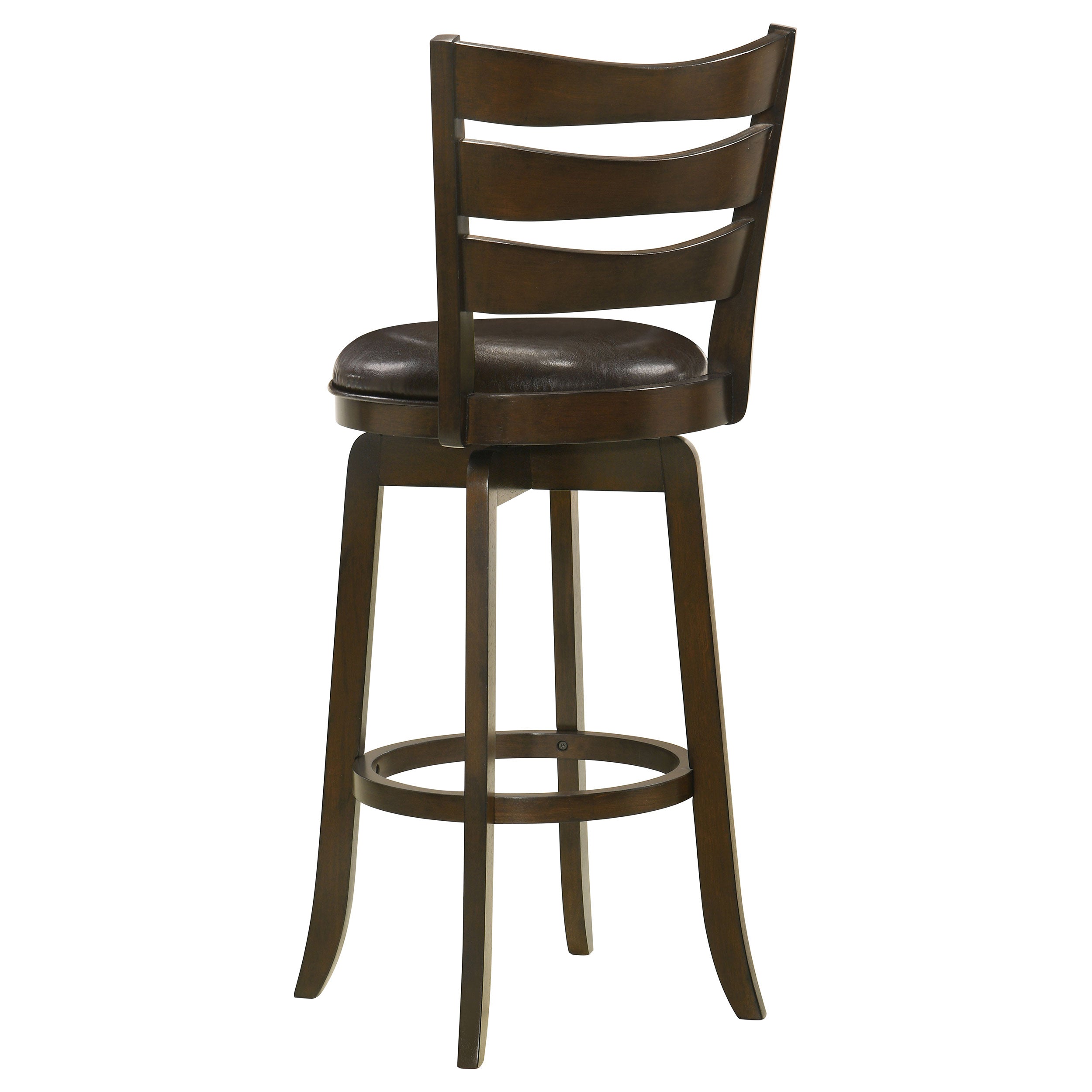 Murphy Wood Pub Height Swivel Bar Chair Dark Brown - MyWaynesHome #