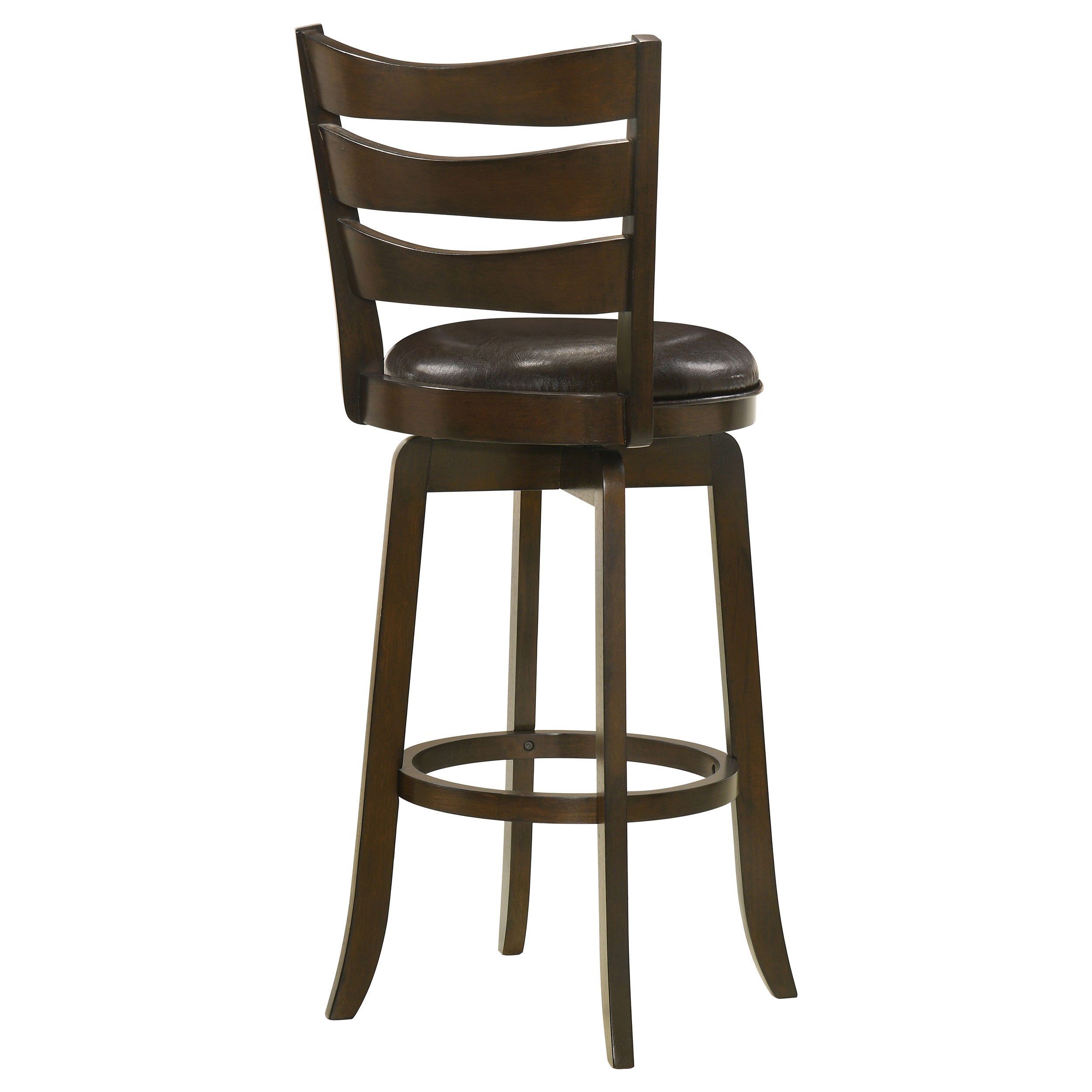 Murphy Wood Pub Height Swivel Bar Chair Dark Brown - MyWaynesHome #
