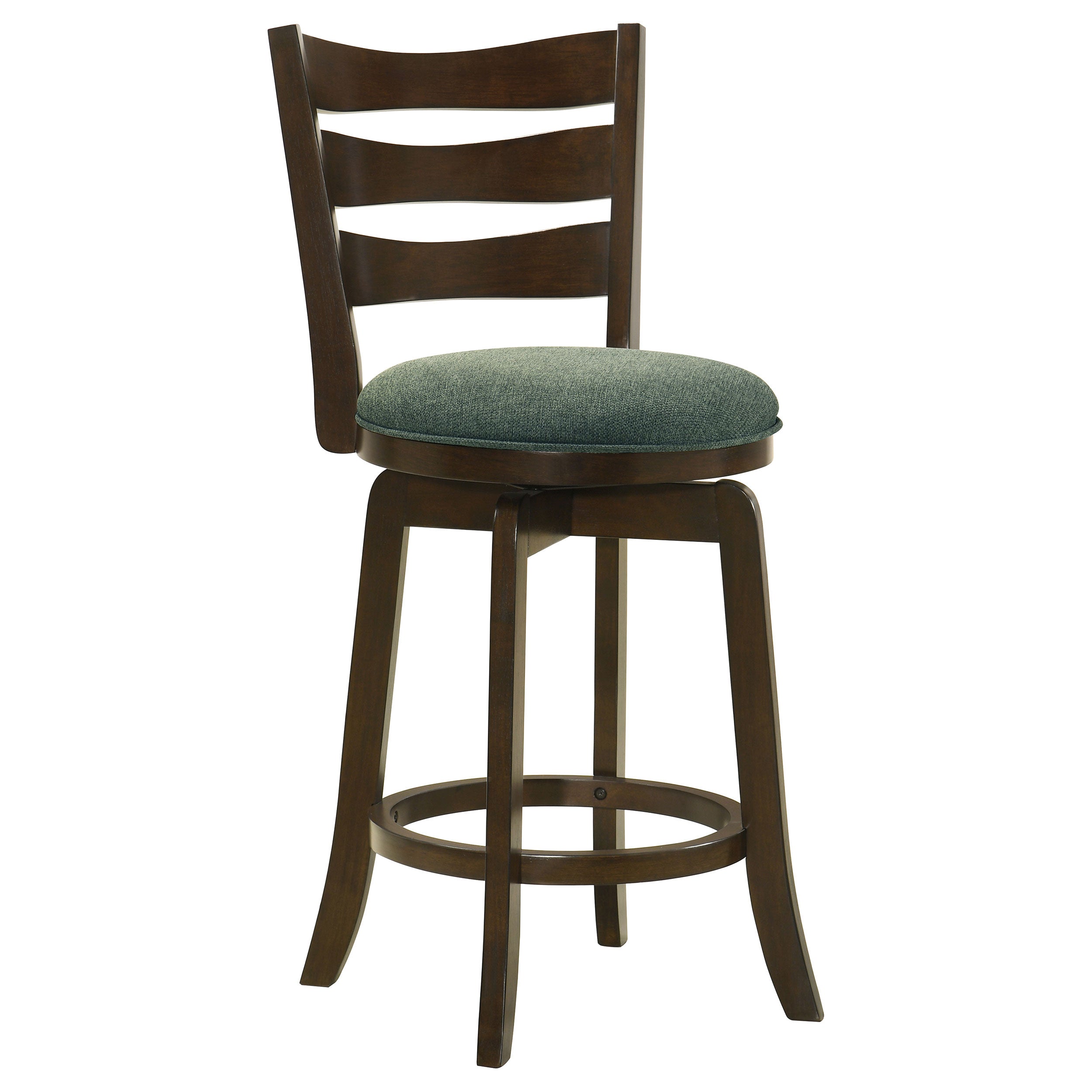 Murphy Wood Counter Height Swivel Bar Chair Hunter Green - MyWaynesHome #
