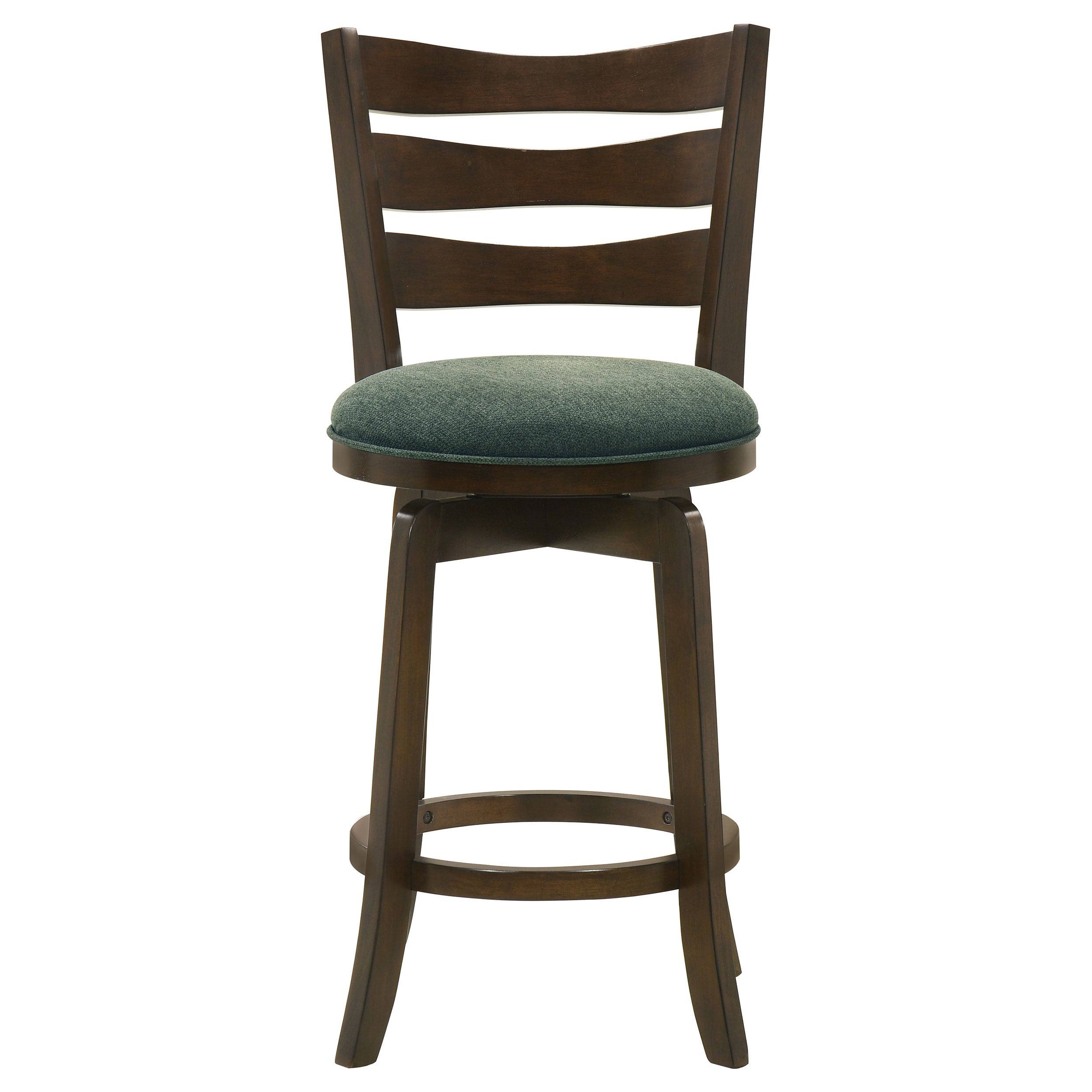 Murphy Wood Counter Height Swivel Bar Chair Hunter Green - MyWaynesHome #