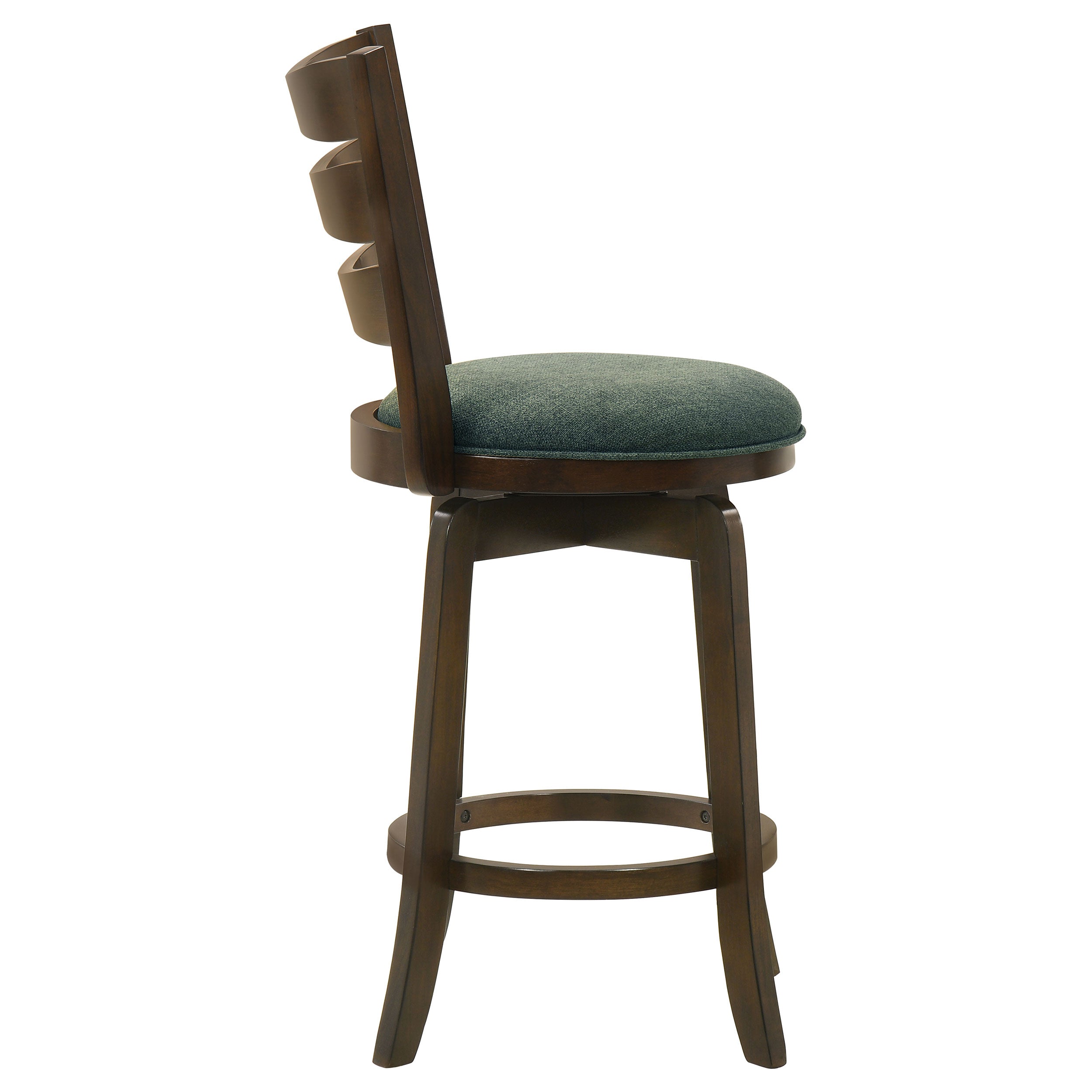 Murphy Wood Counter Height Swivel Bar Chair Hunter Green - MyWaynesHome #