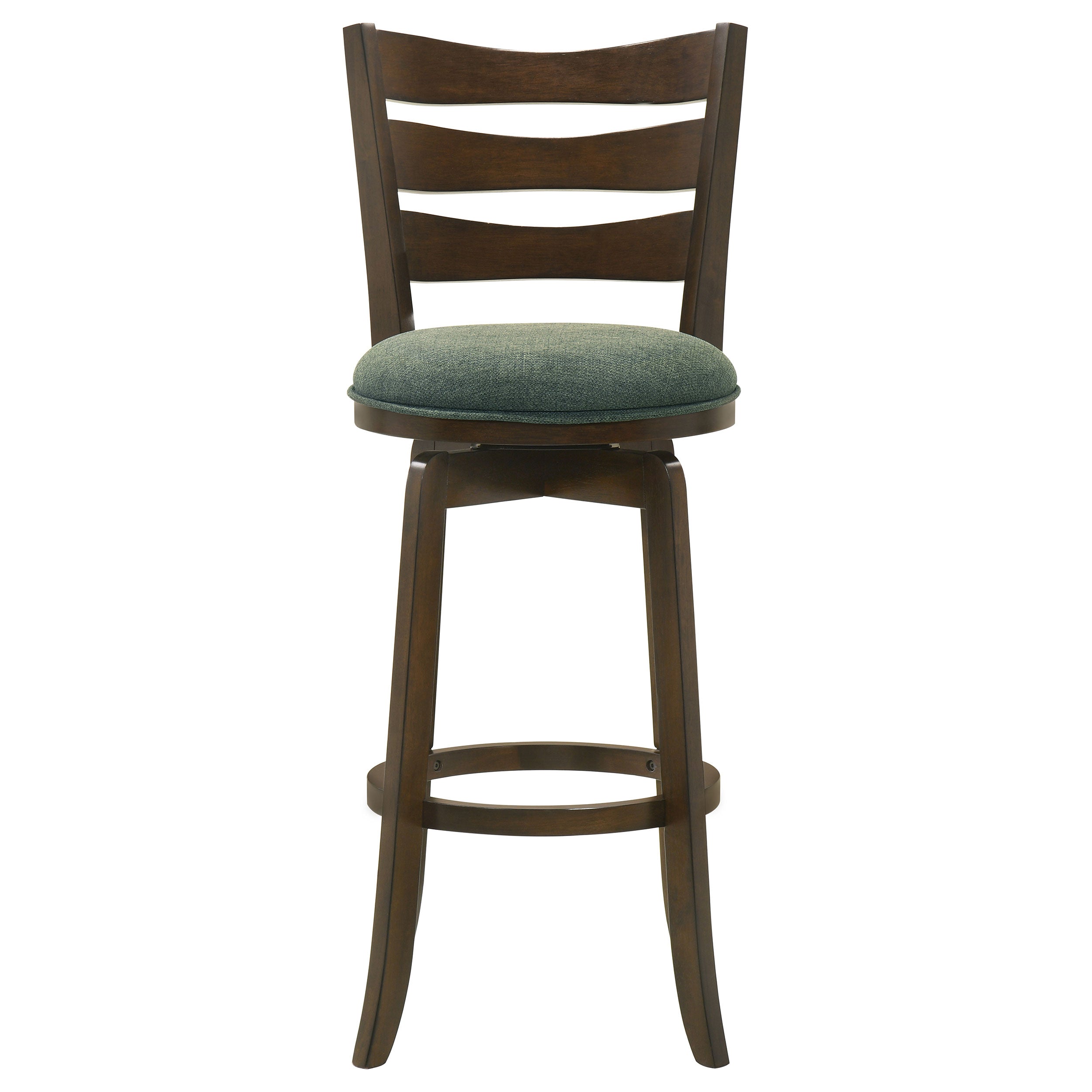 Murphy Wood Pub Height Swivel Bar Chair Hunter Green - MyWaynesHome #