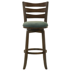 Murphy Wood Pub Height Swivel Bar Chair Hunter Green - MyWaynesHome #