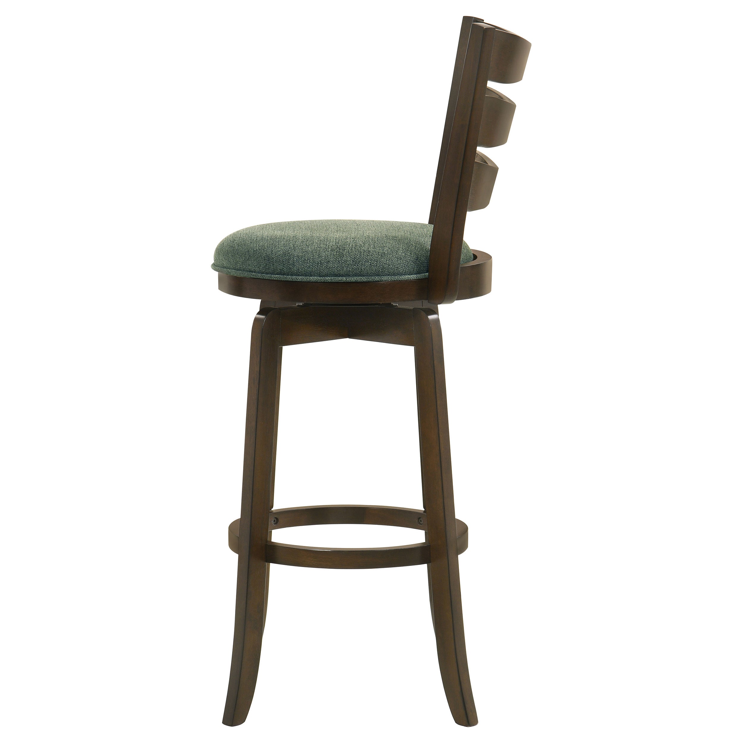 Murphy Wood Pub Height Swivel Bar Chair Hunter Green - MyWaynesHome #