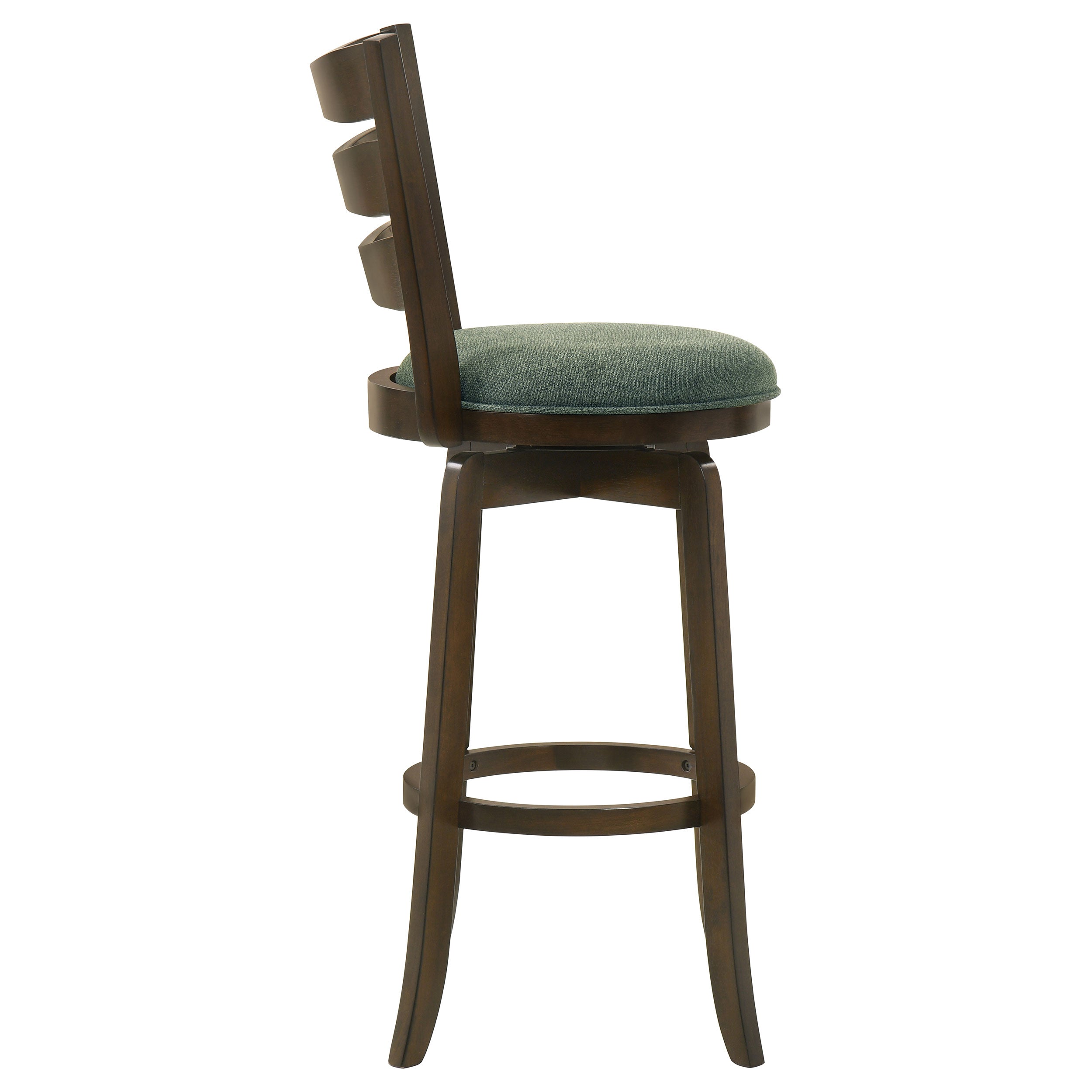 Murphy Wood Pub Height Swivel Bar Chair Hunter Green - MyWaynesHome #