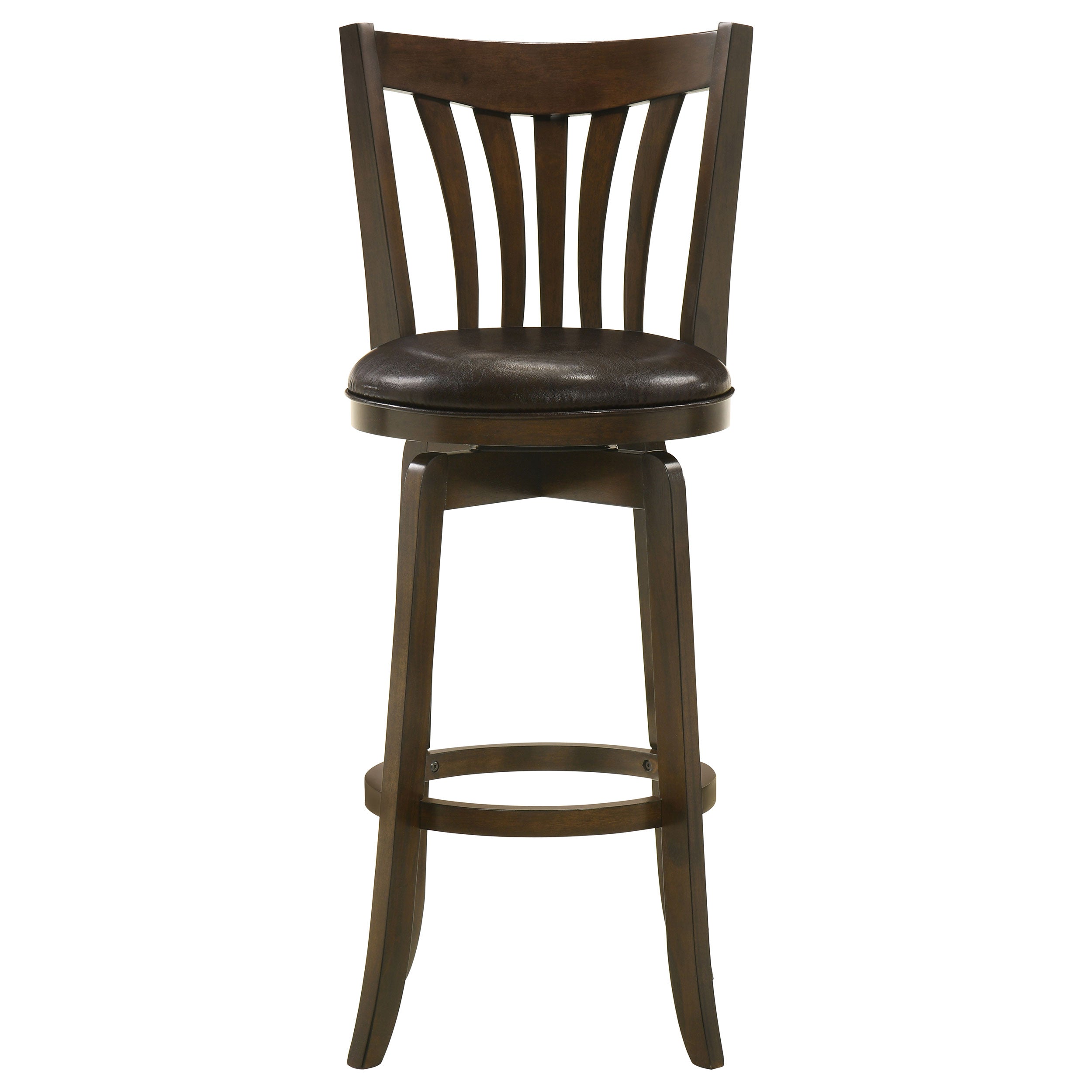 Lambert Wood Pub Height Swivel Bar Chair Dark Cherry - MyWaynesHome #