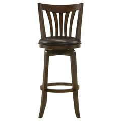 Lambert Wood Pub Height Swivel Bar Chair Dark Cherry - MyWaynesHome #