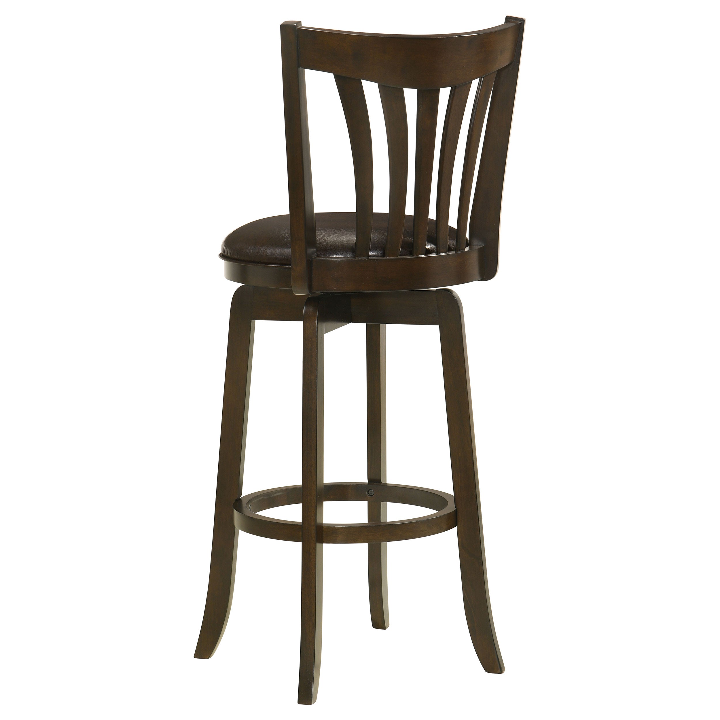 Lambert Wood Pub Height Swivel Bar Chair Dark Cherry - MyWaynesHome #