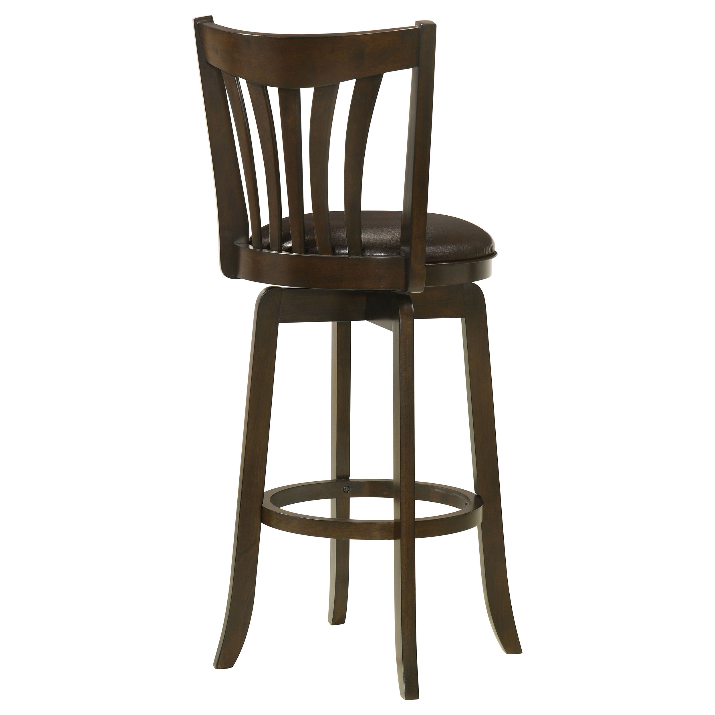 Lambert Wood Pub Height Swivel Bar Chair Dark Cherry - MyWaynesHome #