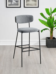 Elison Pub Height Bar Stool Grey (set Of 2) - MyWaynesHome #
