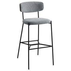 Elison Pub Height Bar Stool Grey (set Of 2) - MyWaynesHome #