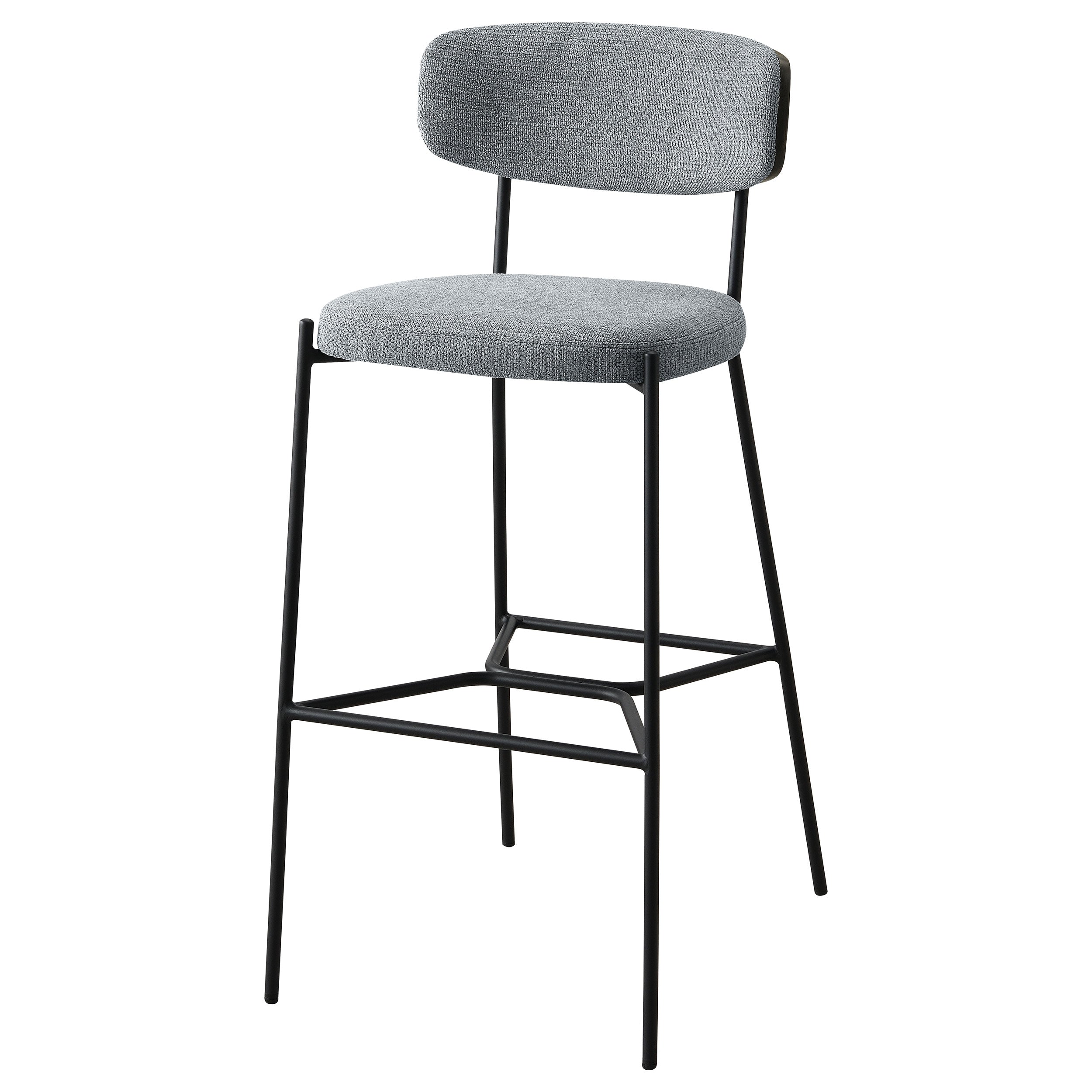Elison Pub Height Bar Stool Grey (set Of 2) - MyWaynesHome #