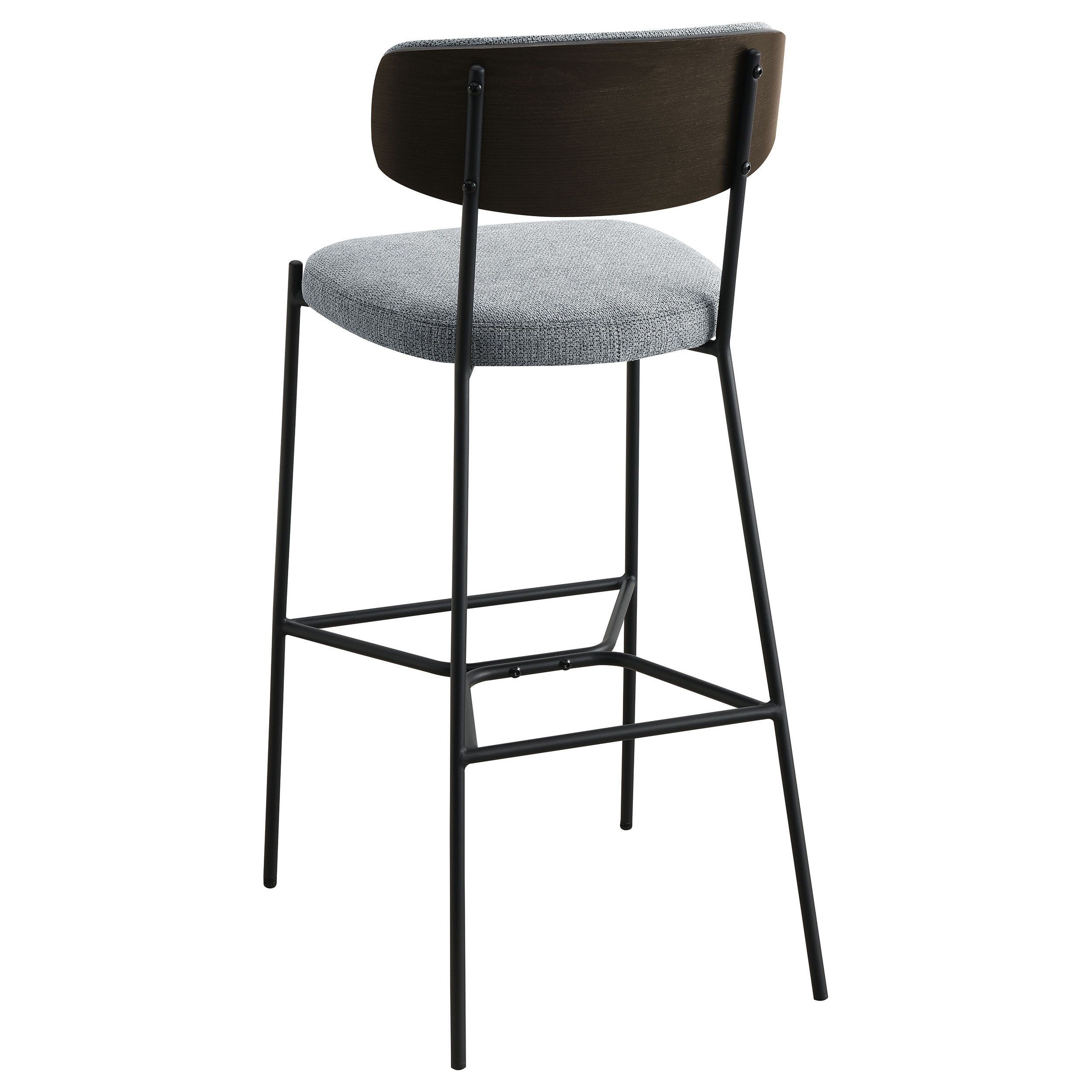 Elison Pub Height Bar Stool Grey (set Of 2) - MyWaynesHome #