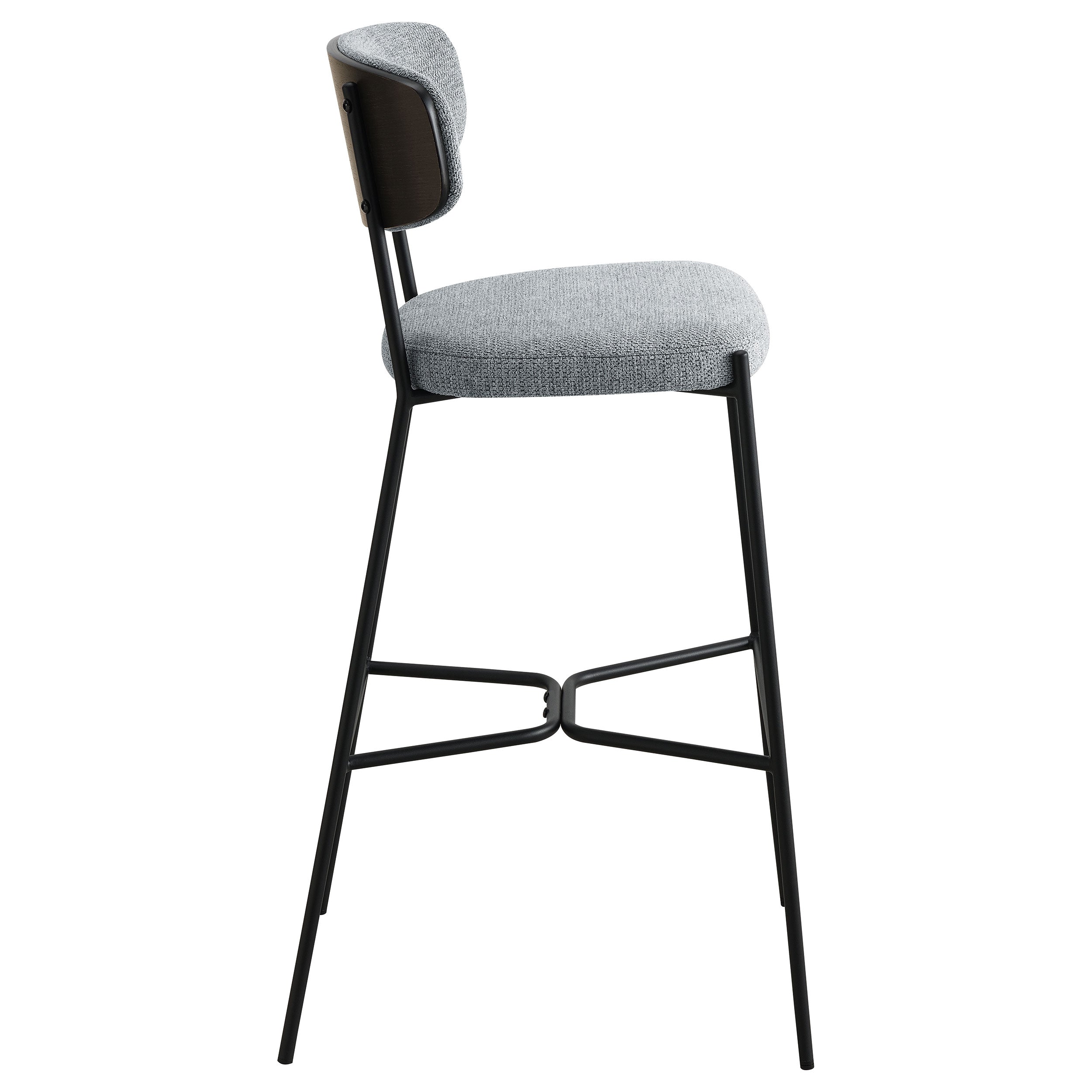 Elison Pub Height Bar Stool Grey (set Of 2) - MyWaynesHome #
