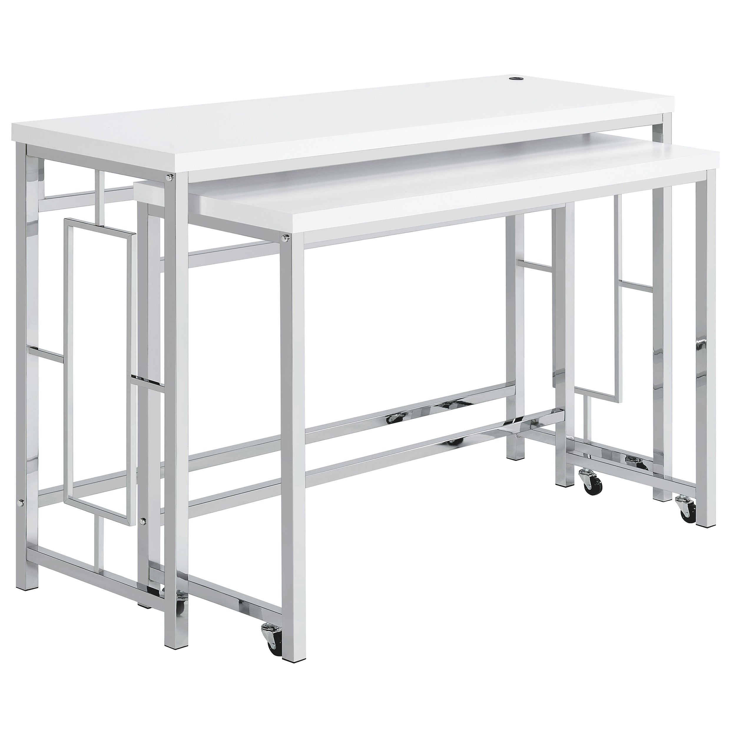 Jackson 4-piece Multipurpose Counter Height Table Set White - MyWaynesHome #