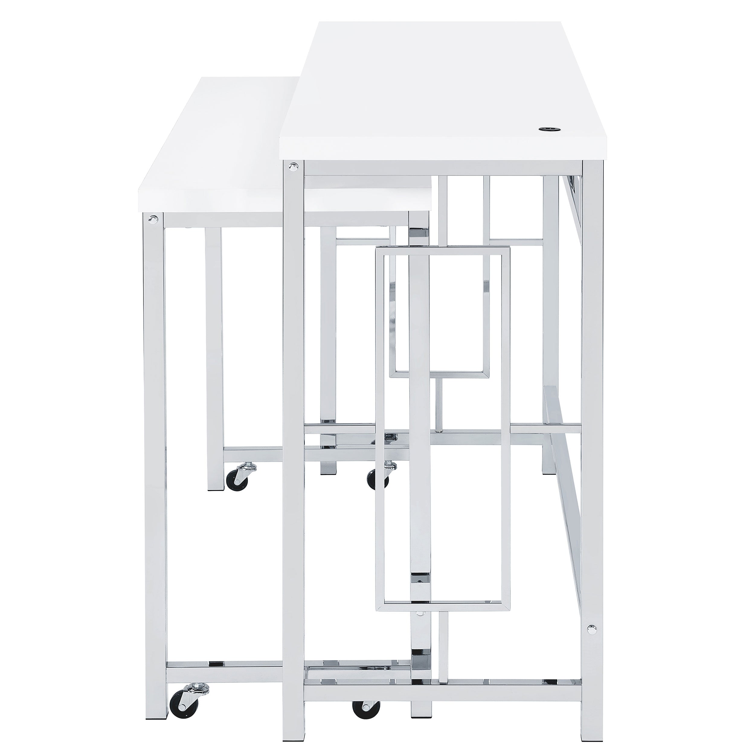 Jackson 4-piece Multipurpose Counter Height Table Set White - MyWaynesHome #