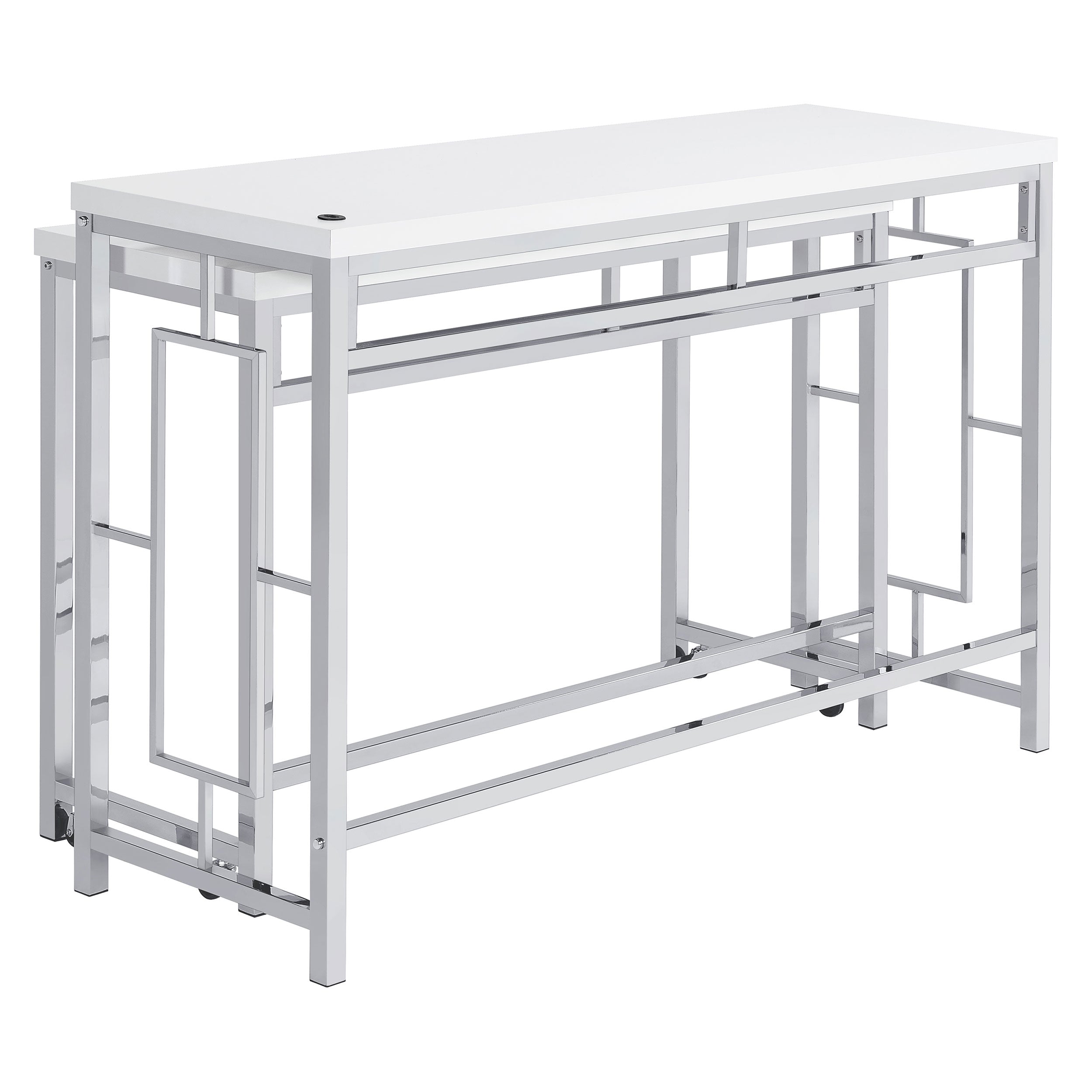 Jackson 4-piece Multipurpose Counter Height Table Set White - MyWaynesHome #