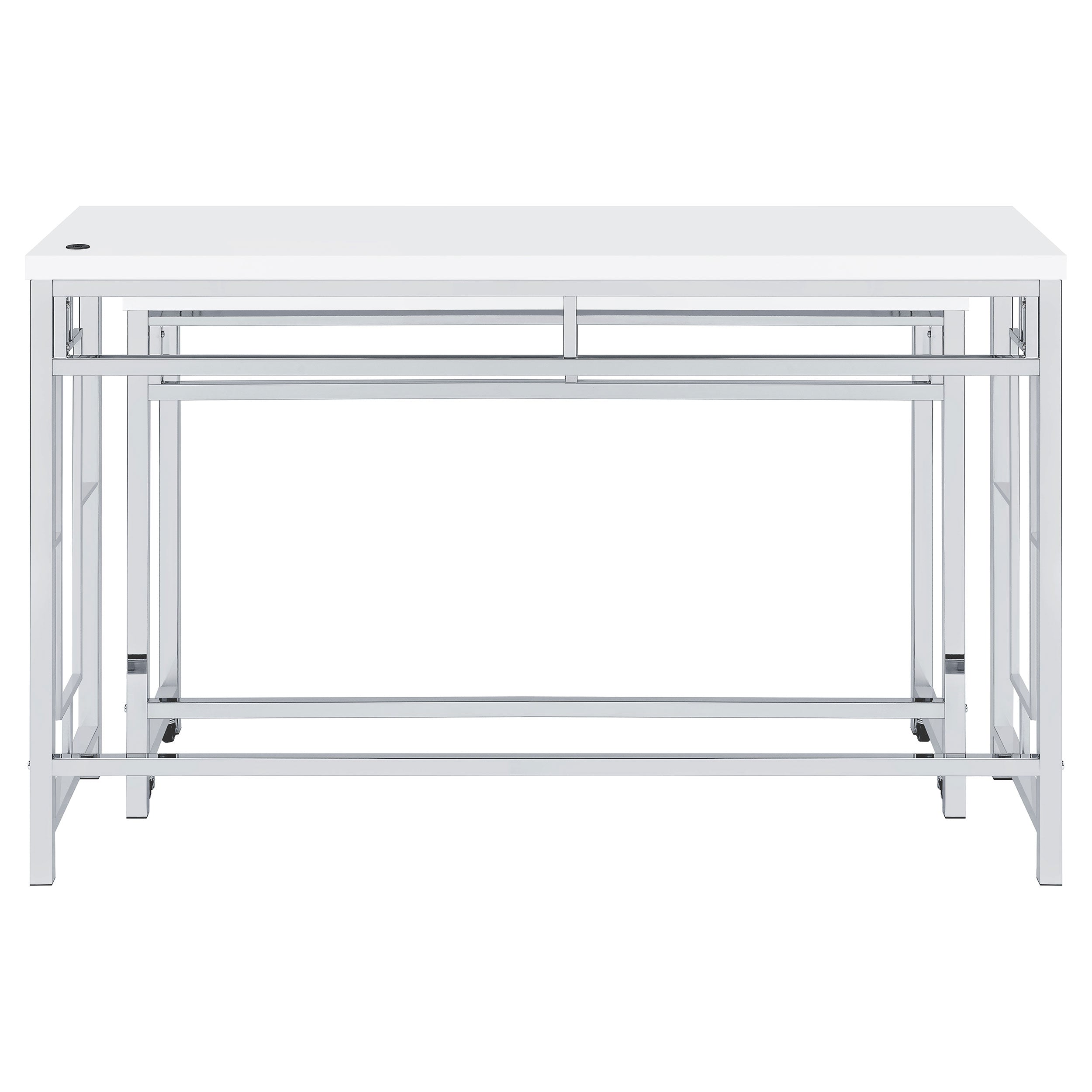 Jackson 4-piece Multipurpose Counter Height Table Set White - MyWaynesHome #