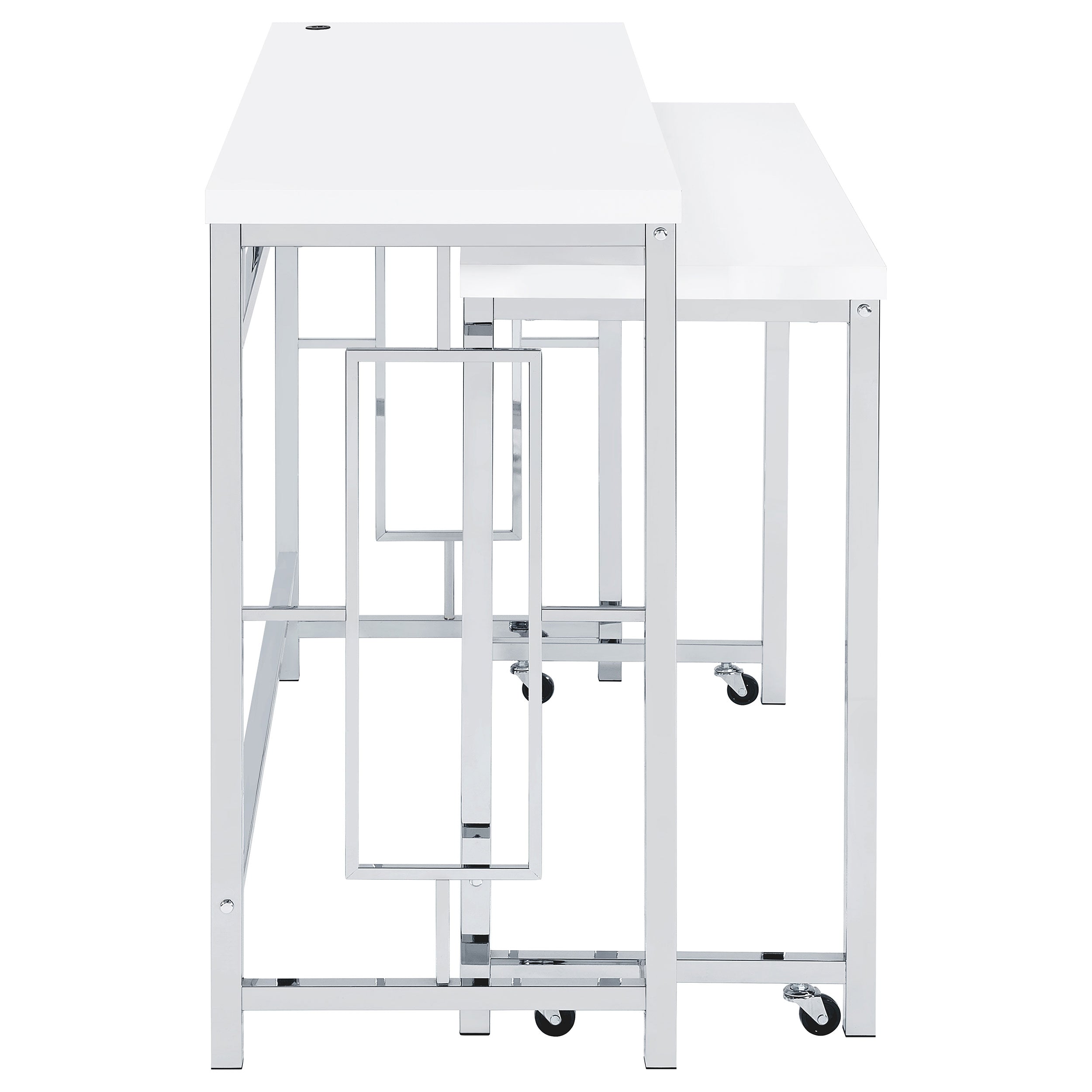 Jackson 4-piece Multipurpose Counter Height Table Set White - MyWaynesHome #
