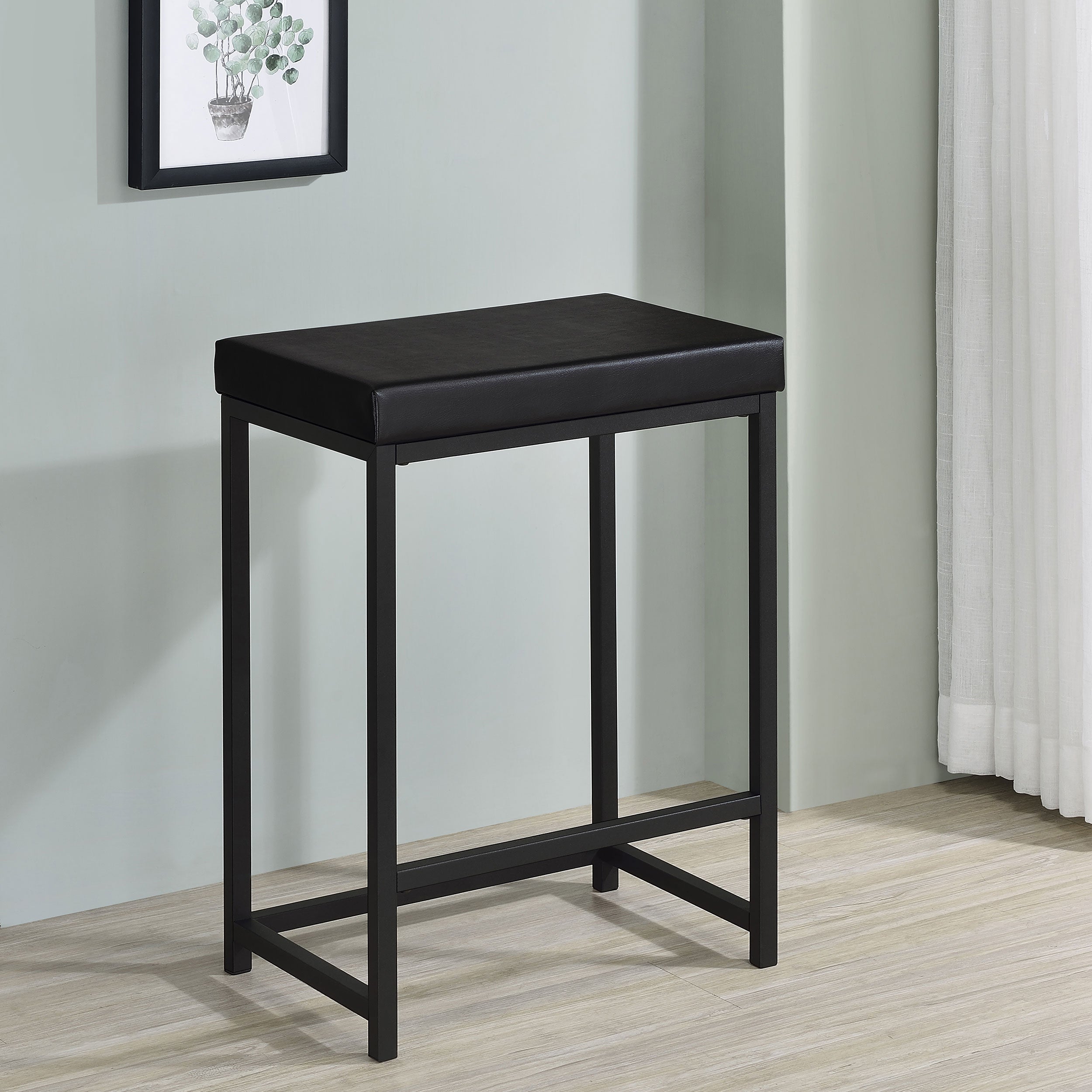Hawes 4-piece Multipurpose Counter Height Table Set Black - MyWaynesHome #