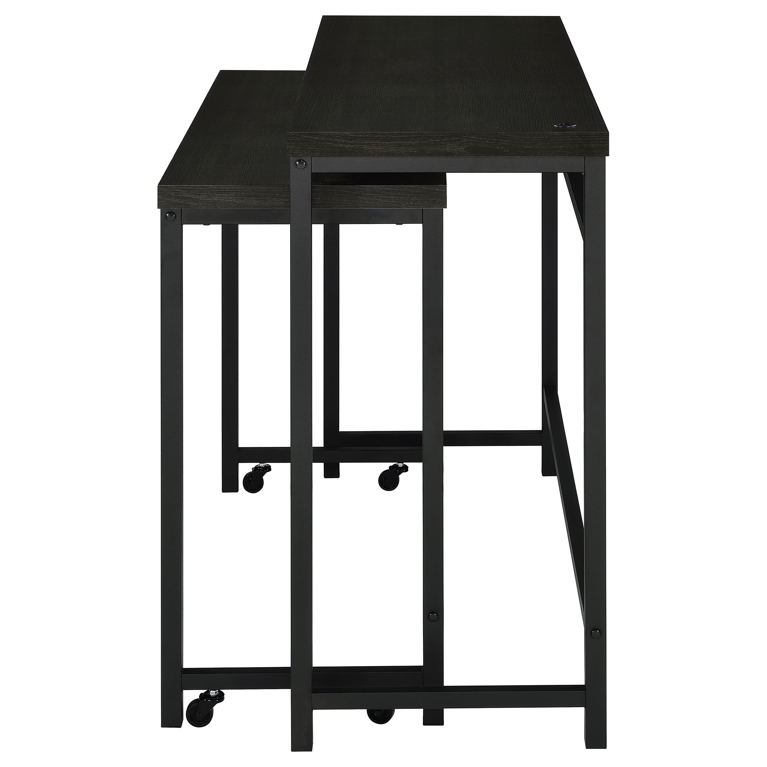 Hawes 4-piece Multipurpose Counter Height Table Set Black - MyWaynesHome #