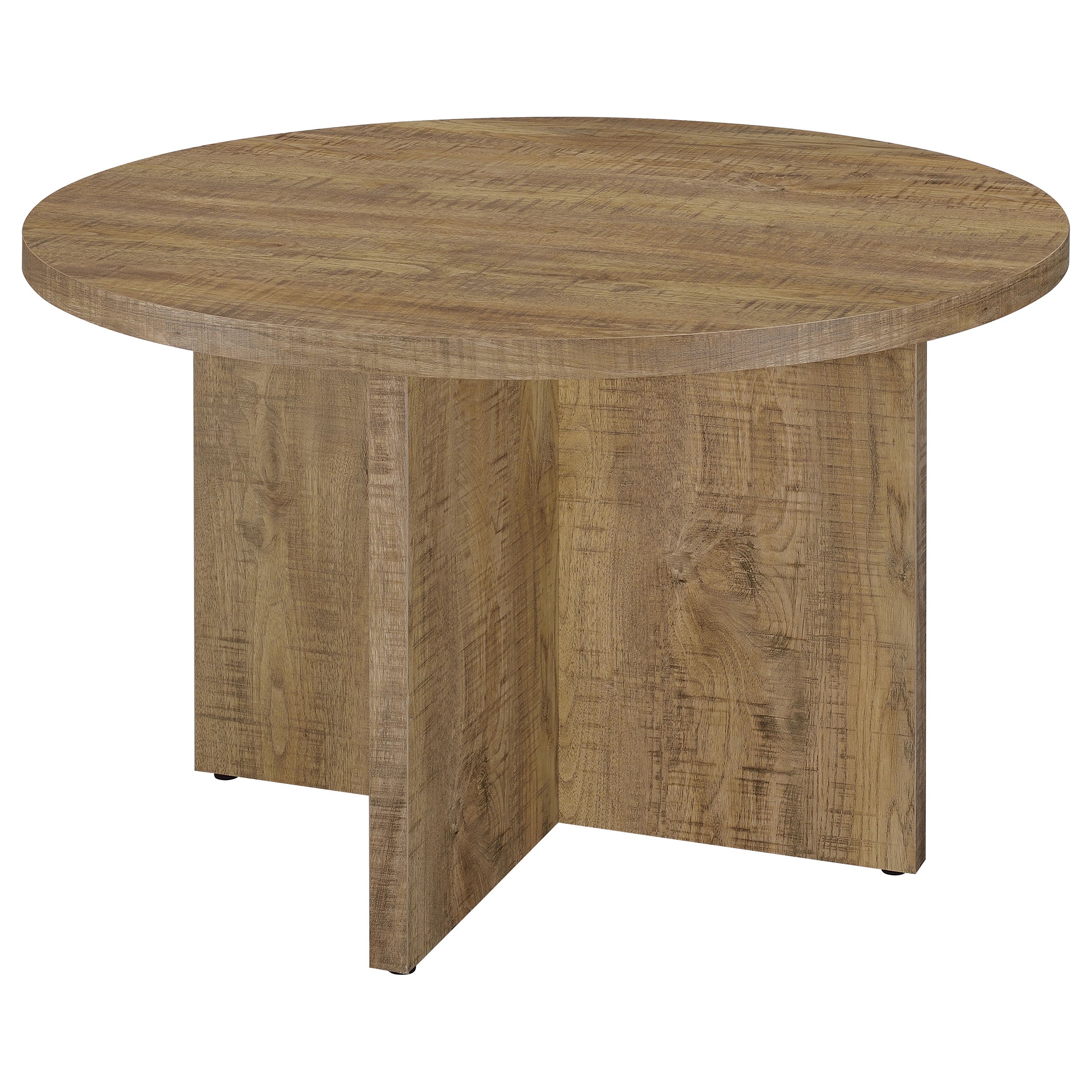 Jamestown Round 47-inch Composite Wood Dining Table Mango - MyWaynesHome #