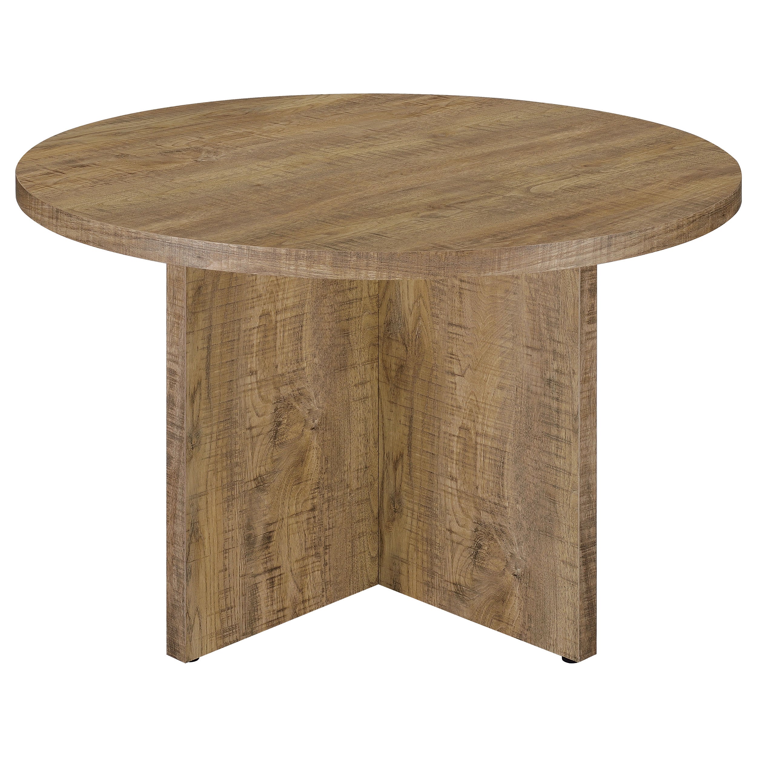 Jamestown Round 47-inch Composite Wood Dining Table Mango - MyWaynesHome #
