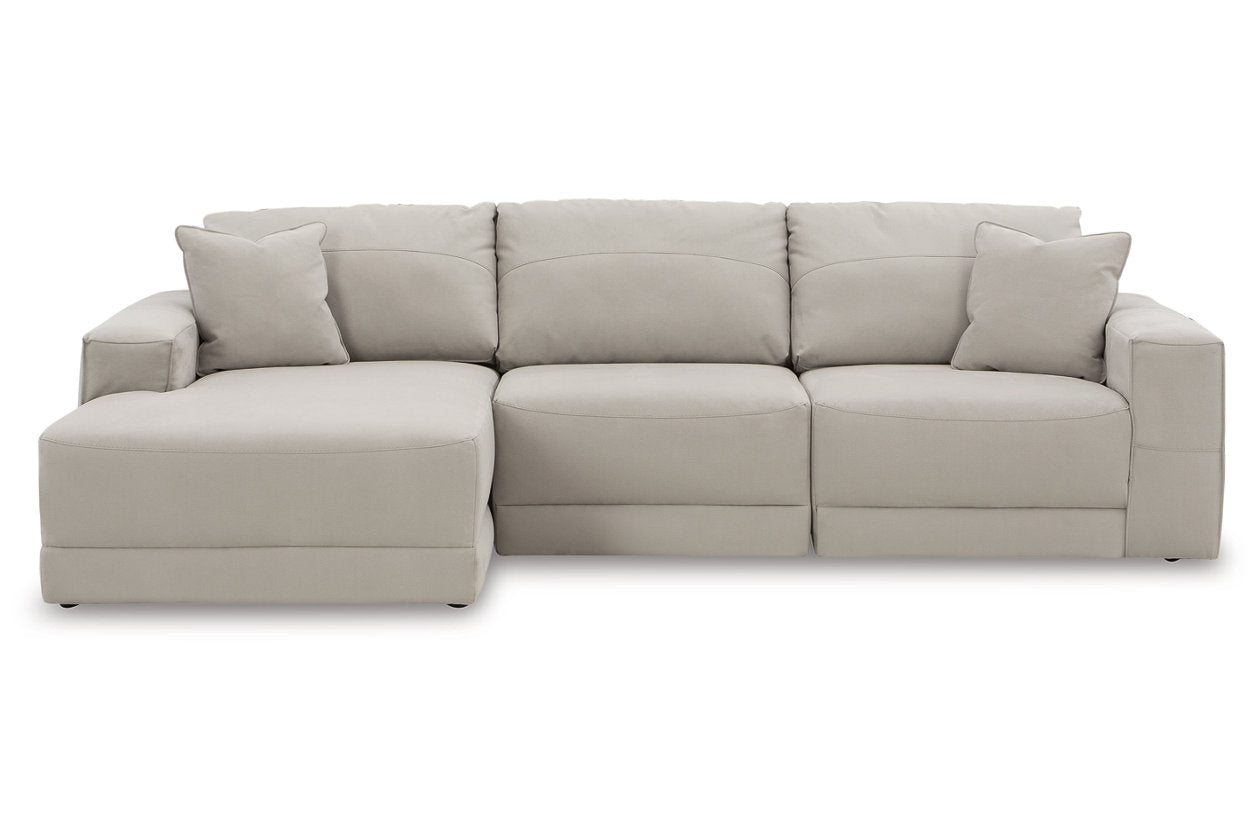 Next-Gen Gaucho 3-Piece LAF Chaise Sectional - Gray - MyWaynesHome #