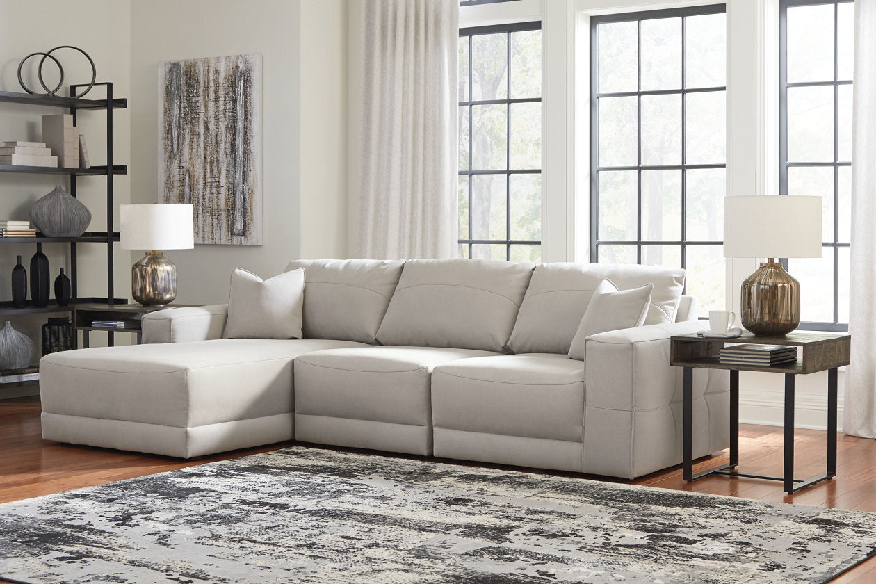 Next-Gen Gaucho 3-Piece LAF Chaise Sectional - Gray - MyWaynesHome #