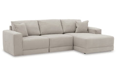 Next-Gen Gaucho 3-Piece RAF Chaise Sectional - Gray - MyWaynesHome #