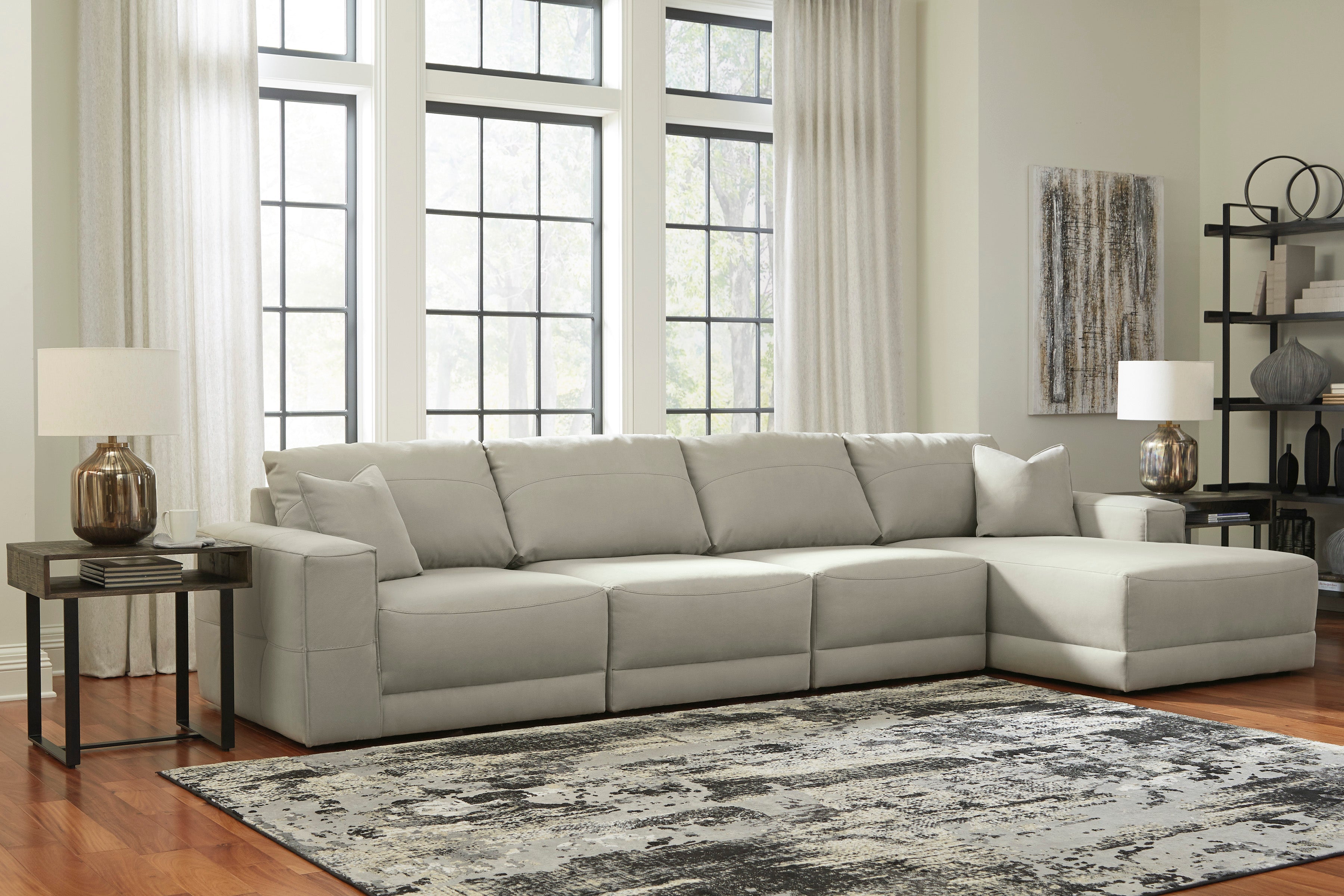 Next-Gen Gaucho 4-Piece RAF Chaise Sectional - Gray - MyWaynesHome #