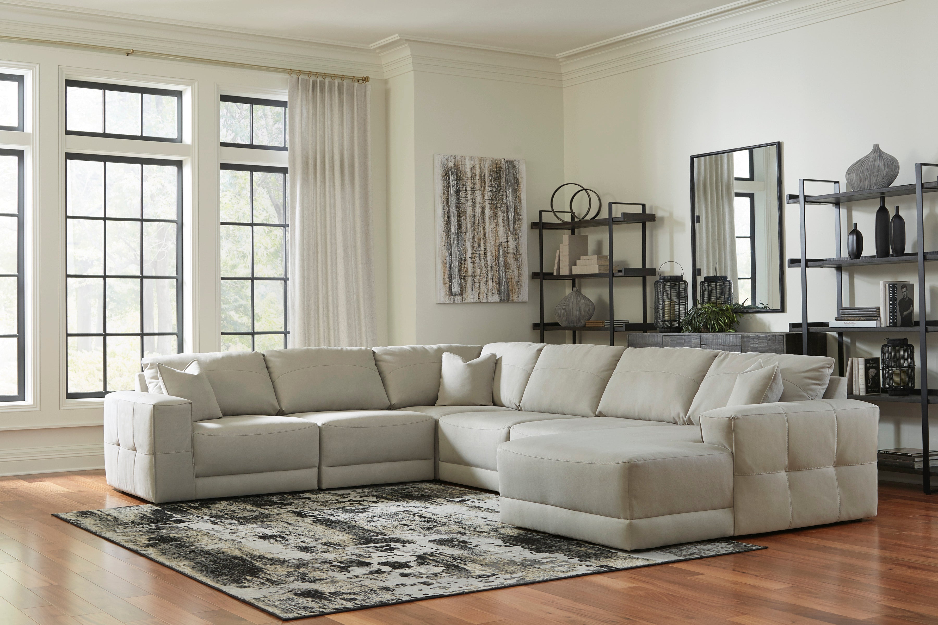 Next-Gen Gaucho 6-Piece RAF Chaise Sectional - Gray - MyWaynesHome #