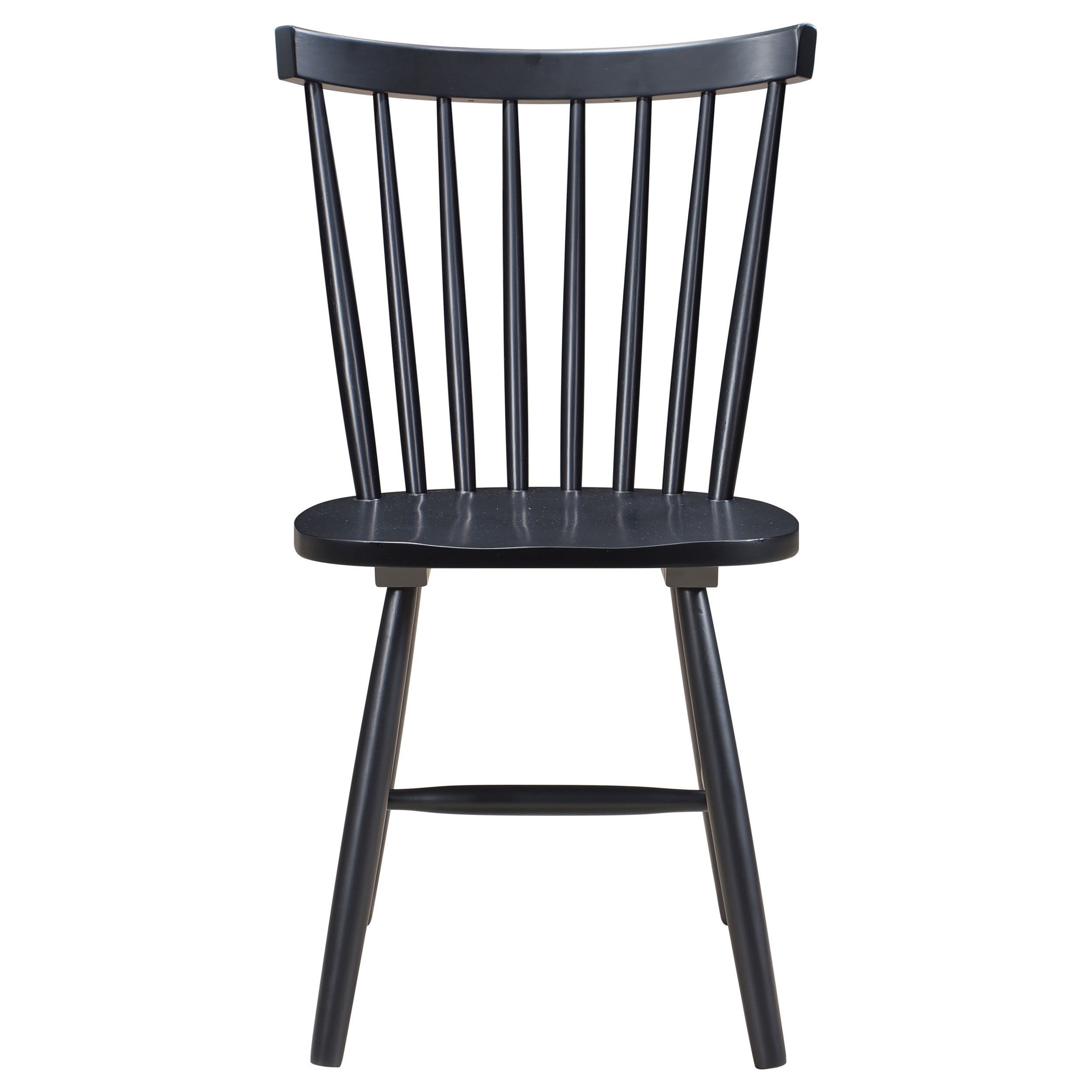 Hollyoak Windsor Wood Dining Side Chair Black (set Of 2) - MyWaynesHome #