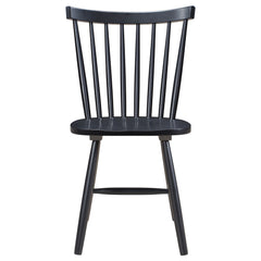 Hollyoak Windsor Wood Dining Side Chair Black (set Of 2) - MyWaynesHome #