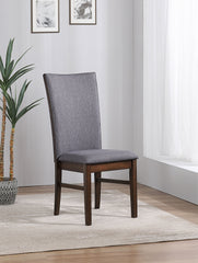 Sherwood Upholstered Dining Side Chair Grey (set Of 2)