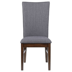 Sherwood Upholstered Dining Side Chair Grey (set Of 2)