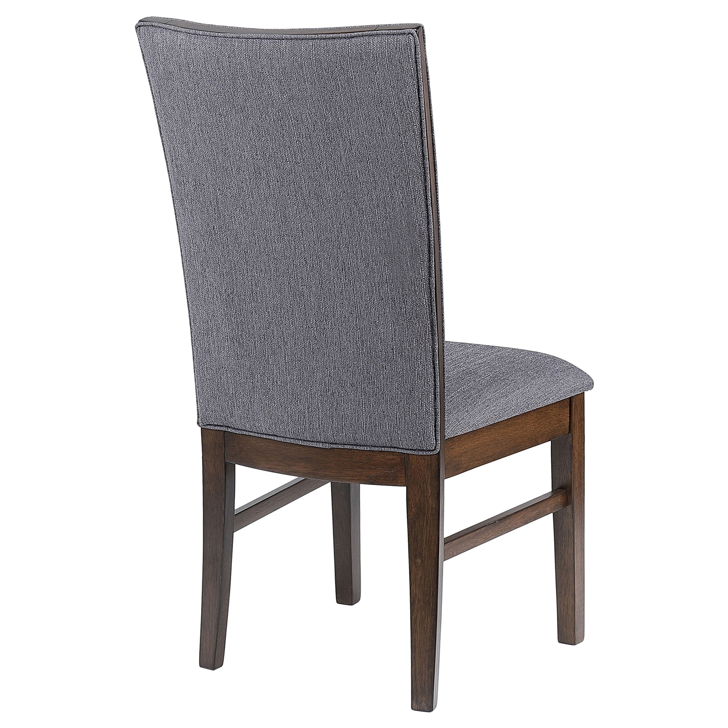 Sherwood Upholstered Dining Side Chair Grey (set Of 2)