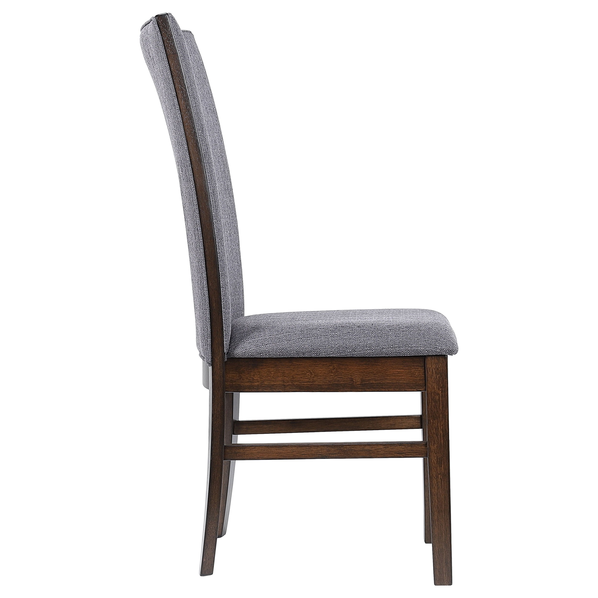 Sherwood Upholstered Dining Side Chair Grey (set Of 2)
