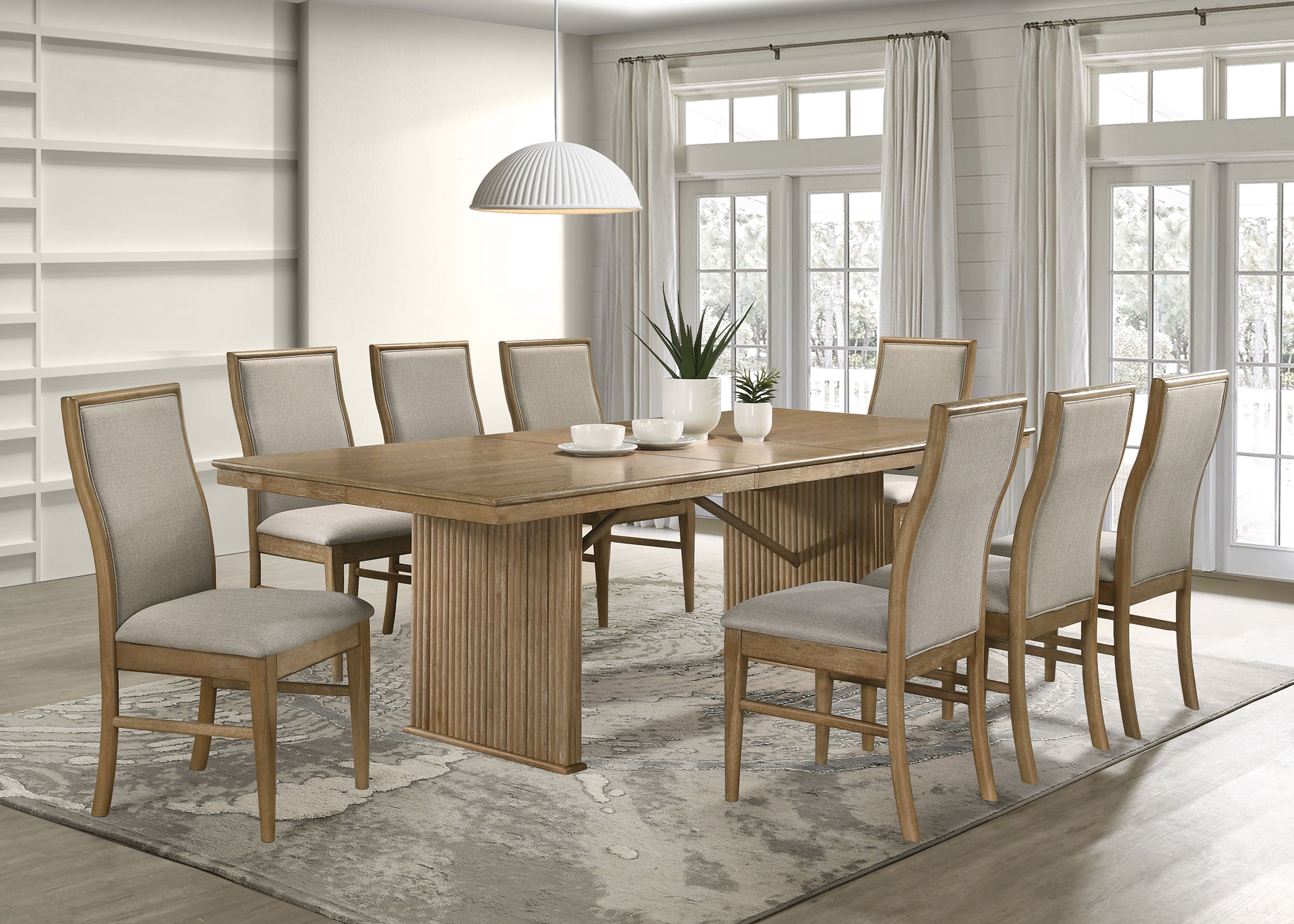 Adina Upholstered Dining Side Chair Barley (set Of 2)