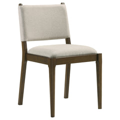 Ottowa Upholstered Dining Side Chair Brown (set Of 2)