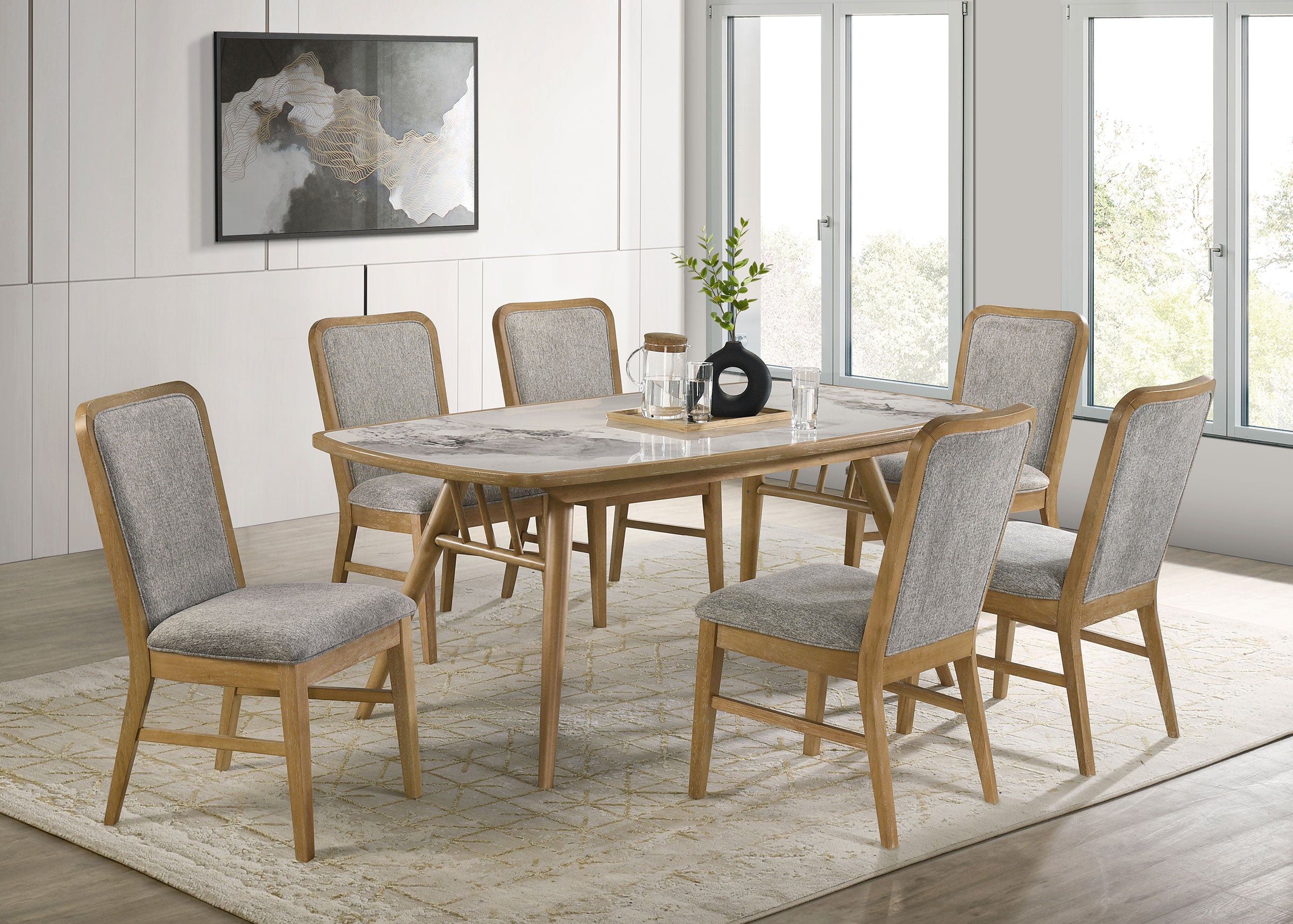 Croyden Dining Side Chair Weathered Natural (set Of 2)